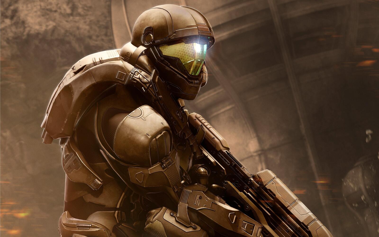 Wallpapers games Halo 5 soldiers on the desktop