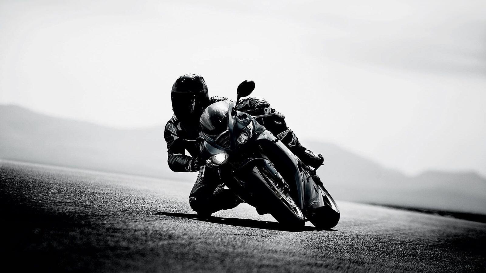 Wallpapers motorcycles motorcycle monochrome on the desktop