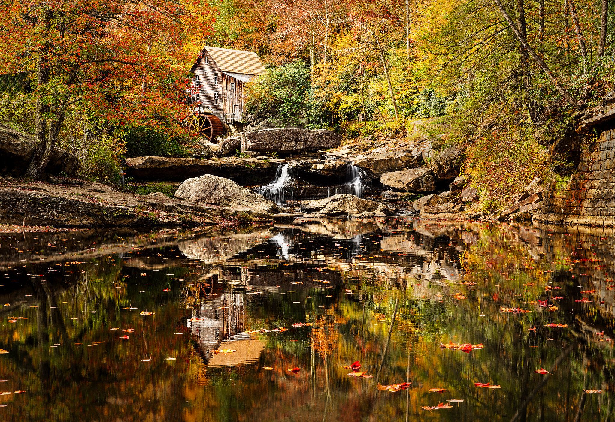 Wallpapers Glade Creek Grist Mill West Virginia Windmill at Glade Creek on the desktop