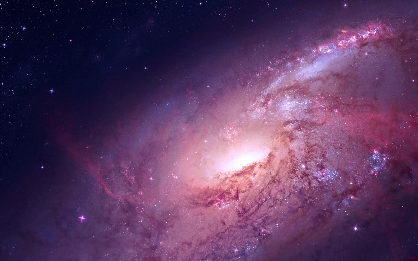 Wallpapers stars galaxies science fiction on the desktop