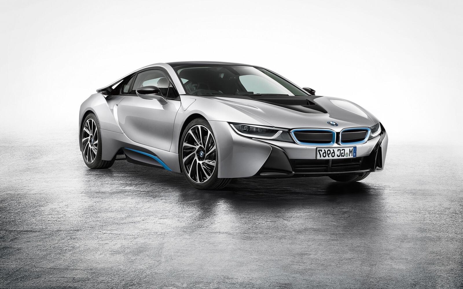 Wallpapers BMW I8 view from front BMW on the desktop