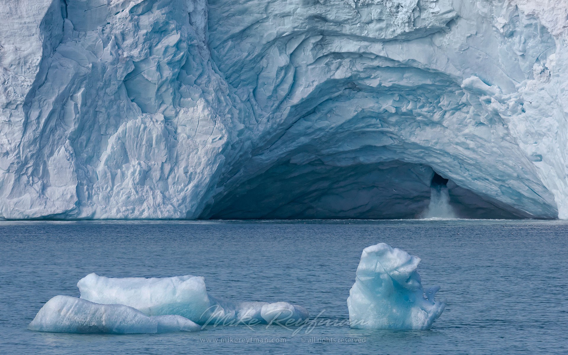 Обои пейзаж природа айсберг на рабочий стол