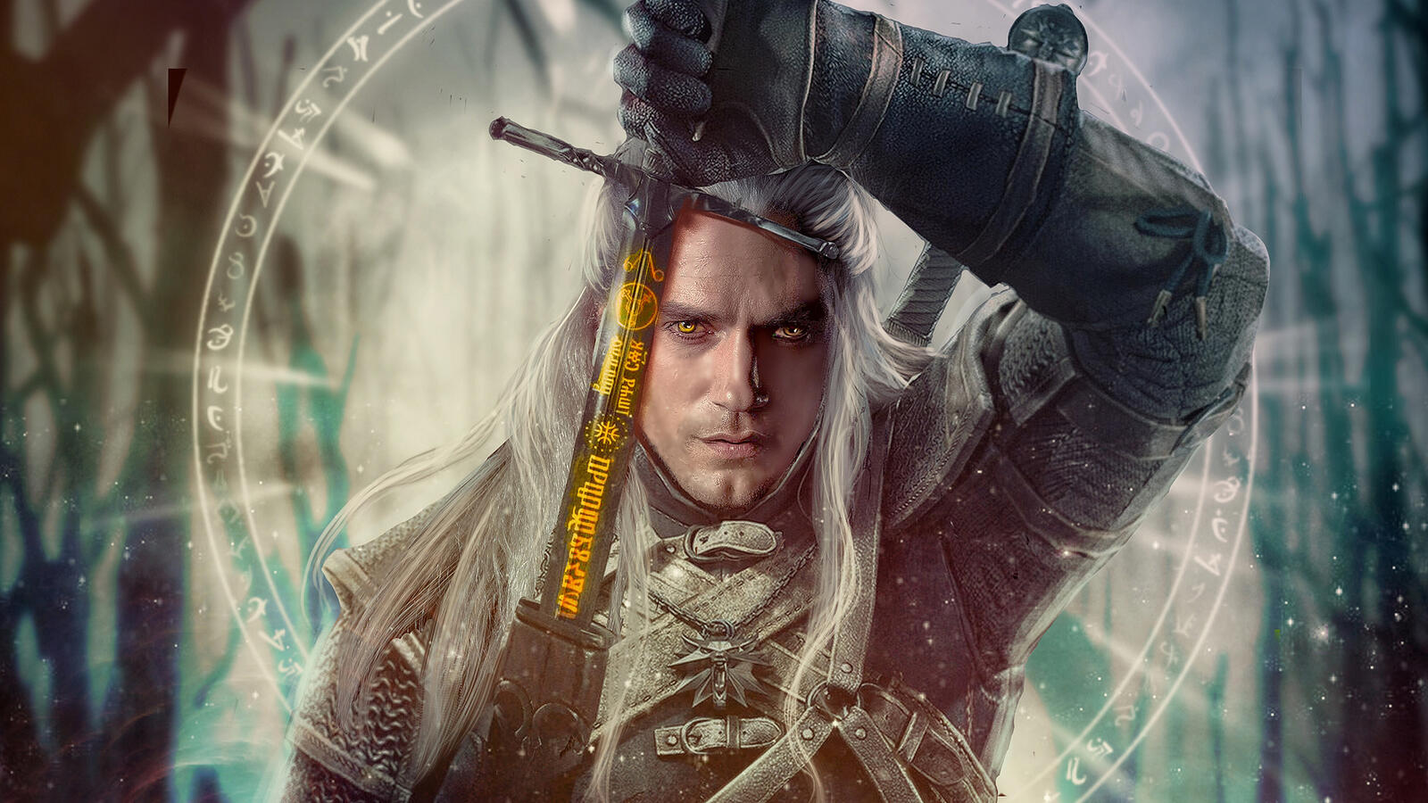 Wallpapers Henry Cavill TV shows the witcher on the desktop