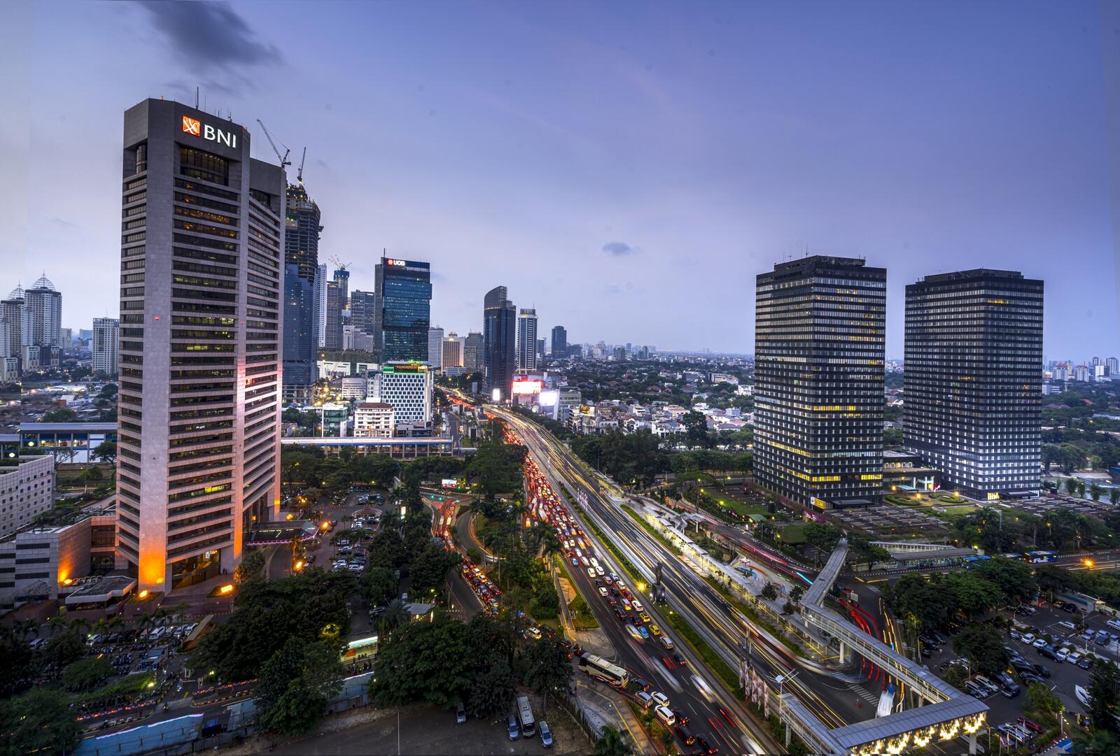 Обои Индонезия небоскребы современная архитектура на рабочий стол