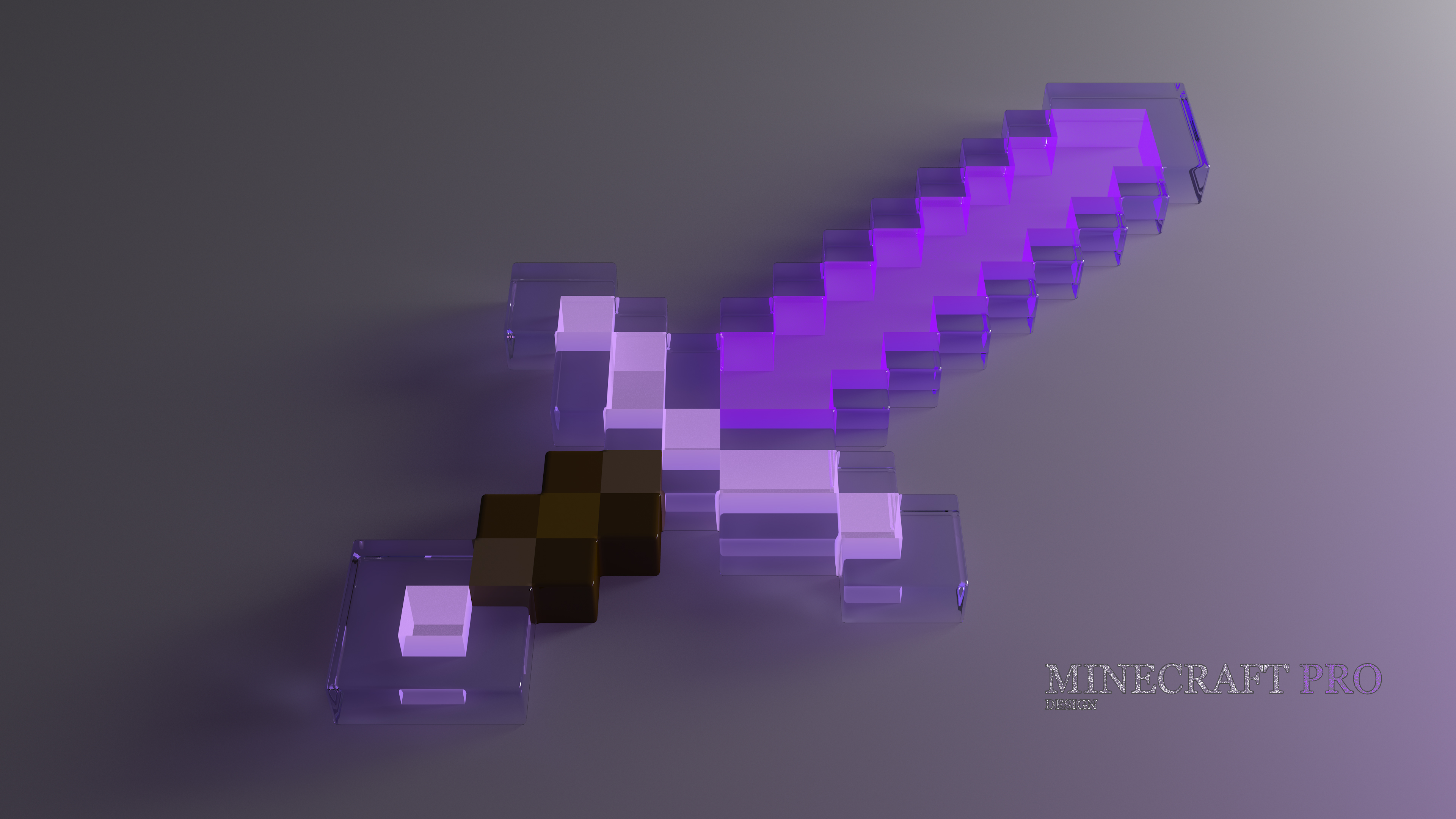 Зачарованный меч Minecraft