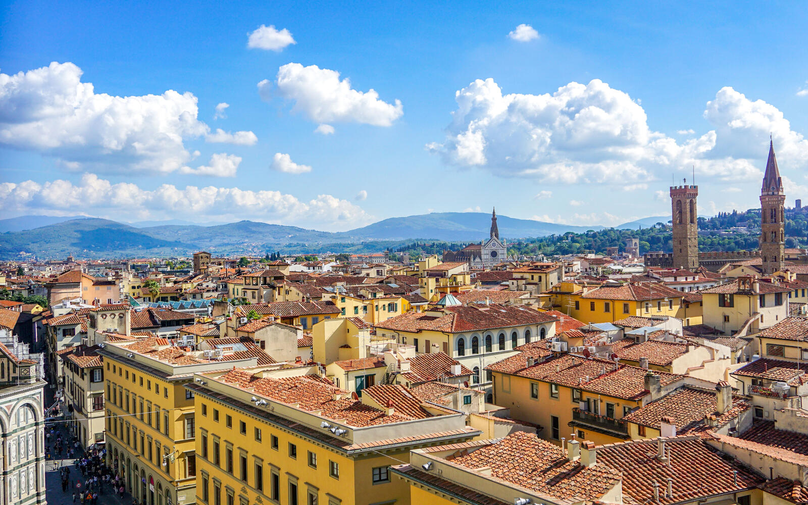 Обои обои италия Флоренция городской пейзаж на рабочий стол