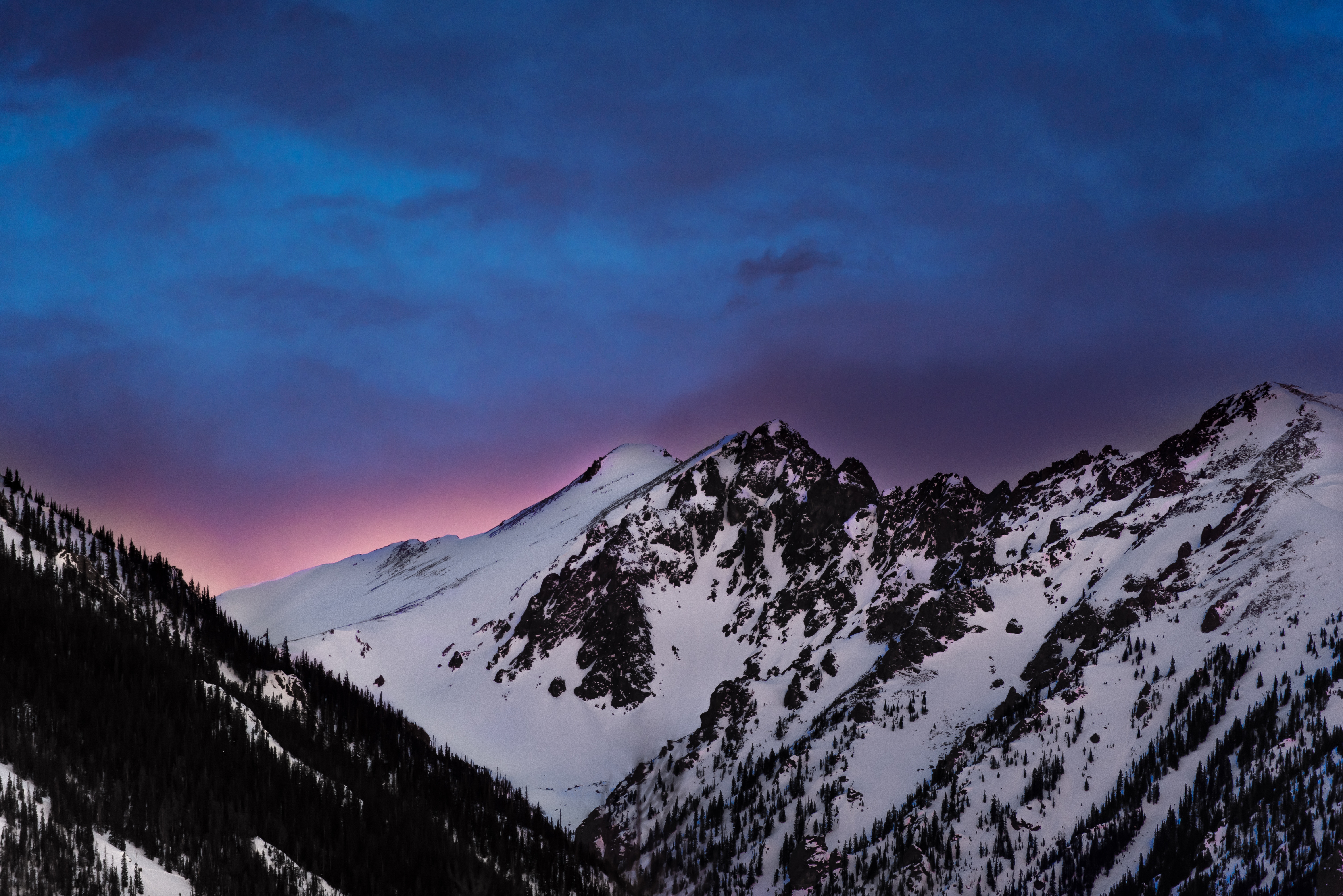 Фото бесплатно Альпы, утро, горный хребет