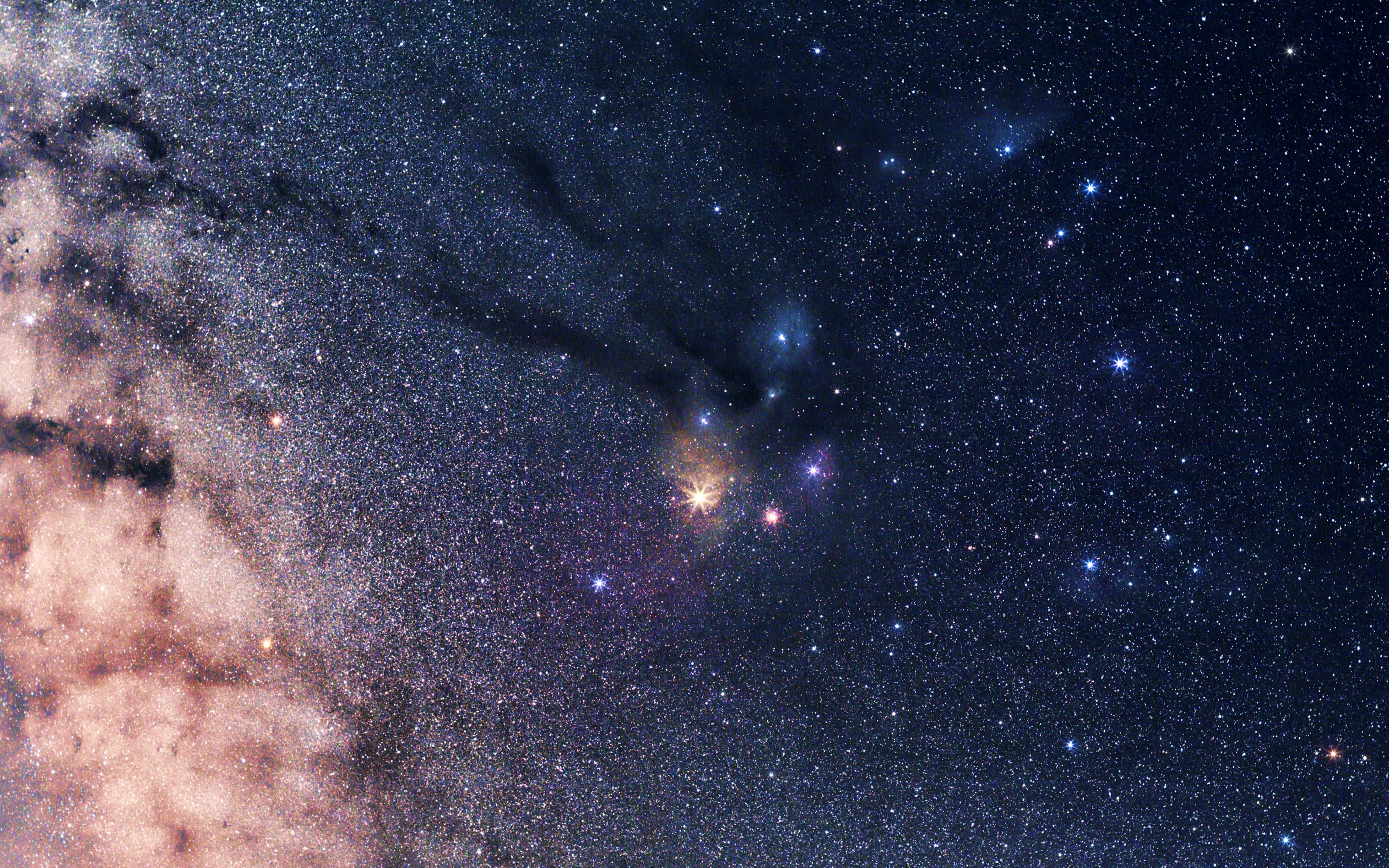 Бесплатное фото Необычное звездное небо