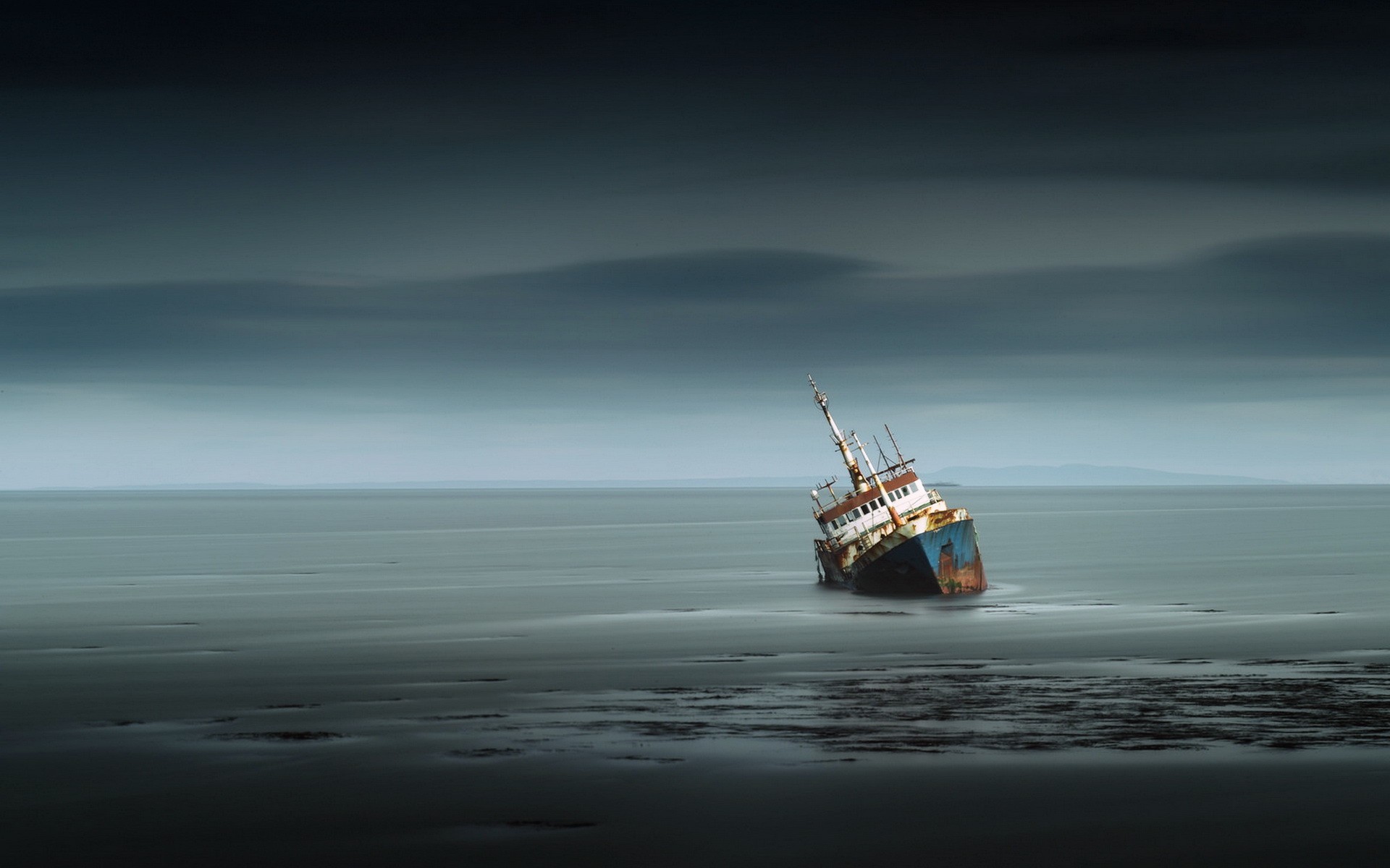 Wallpapers ship boat sea on the desktop