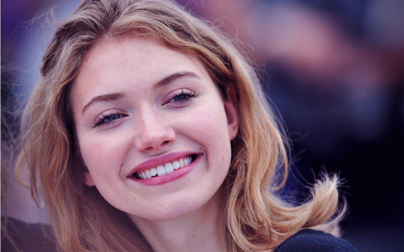 Wallpapers Imogen Poots emotions laughter on the desktop