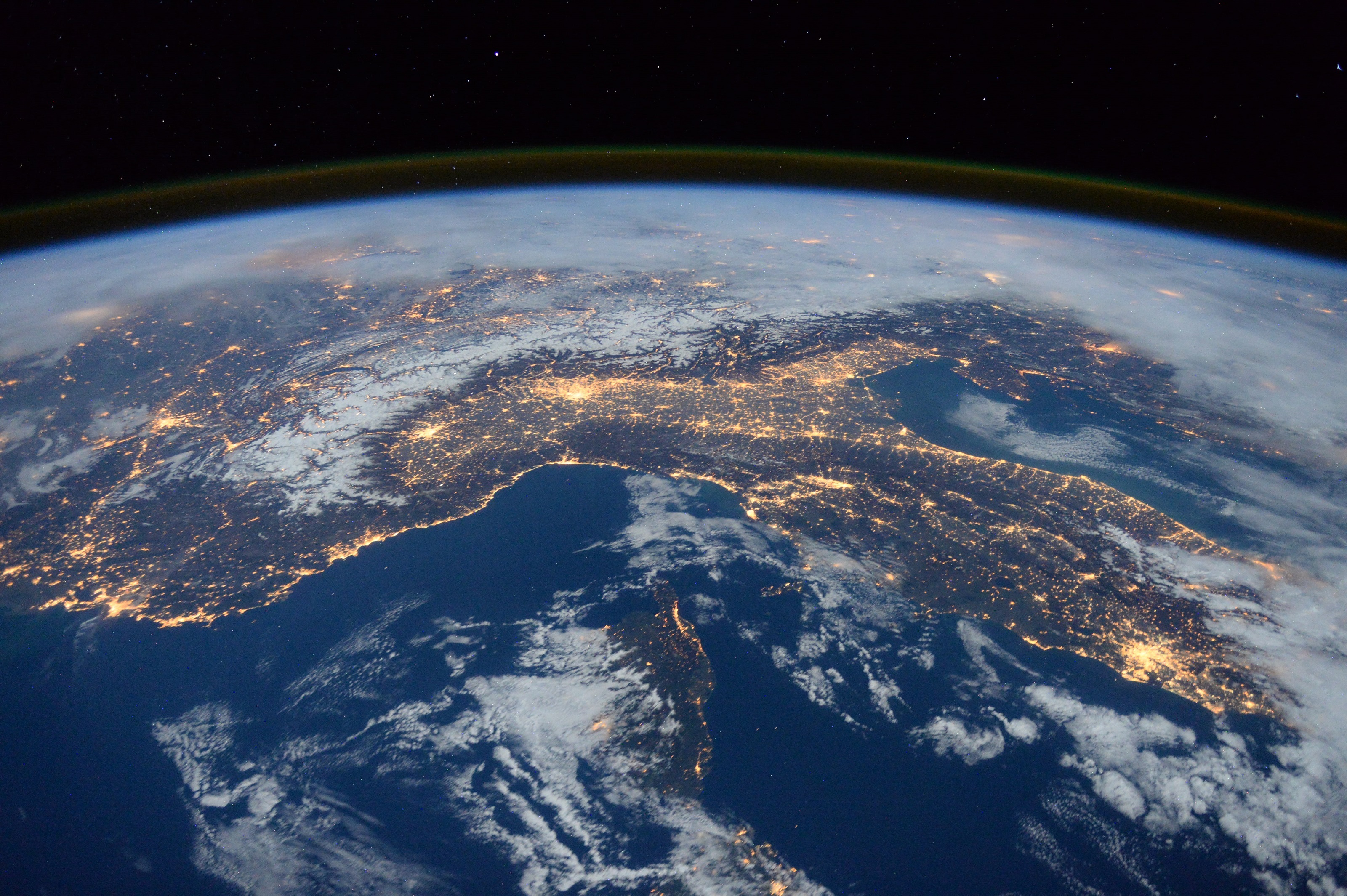 Фото бесплатно атмосфера земли, космос, земля