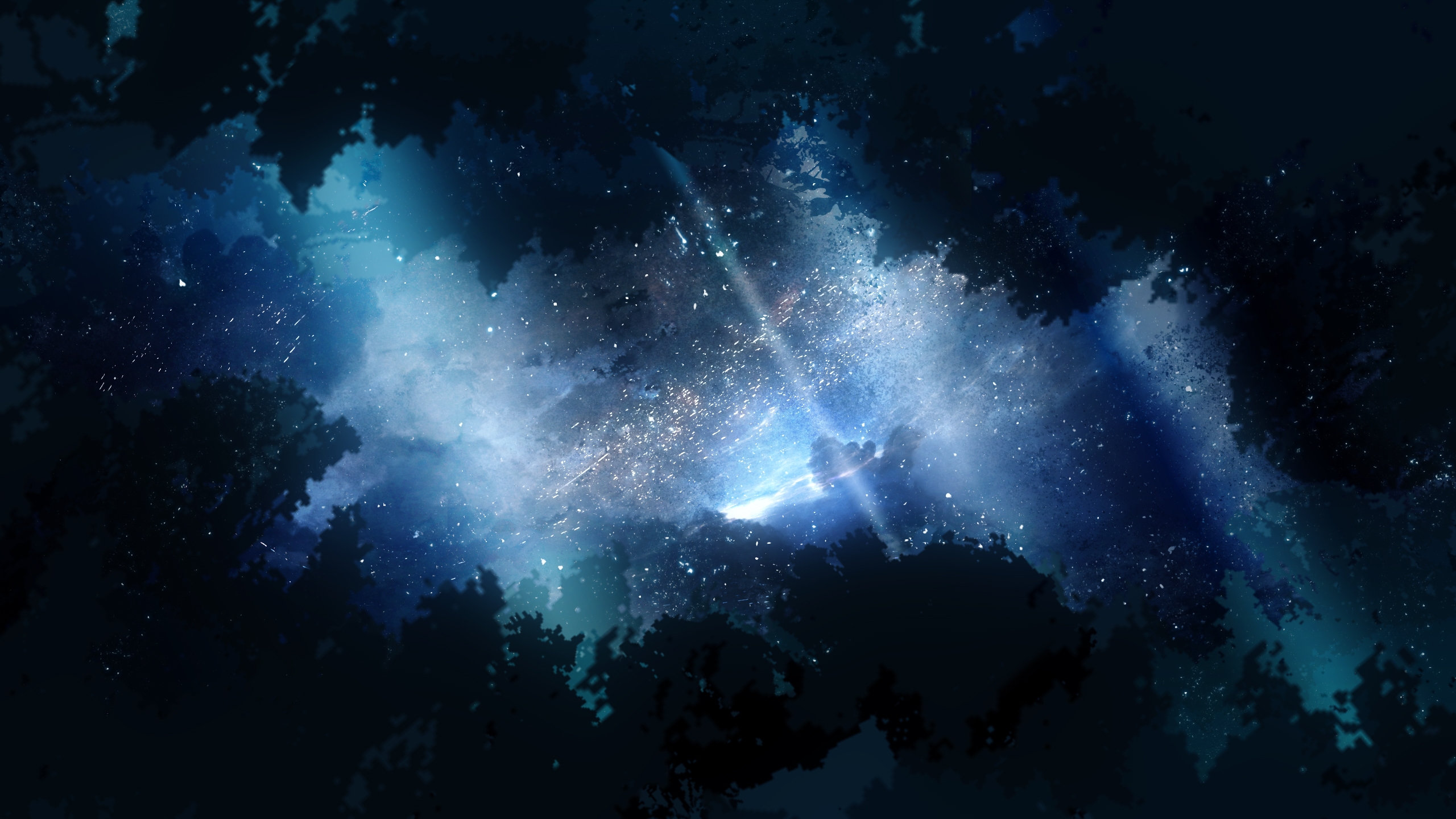 Wallpapers anime sky starry sky night on the desktop