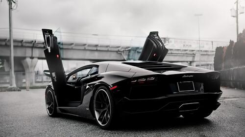 下载Lamborghini Aventador, Lamborghini, 照片来自fonwall汽车网站