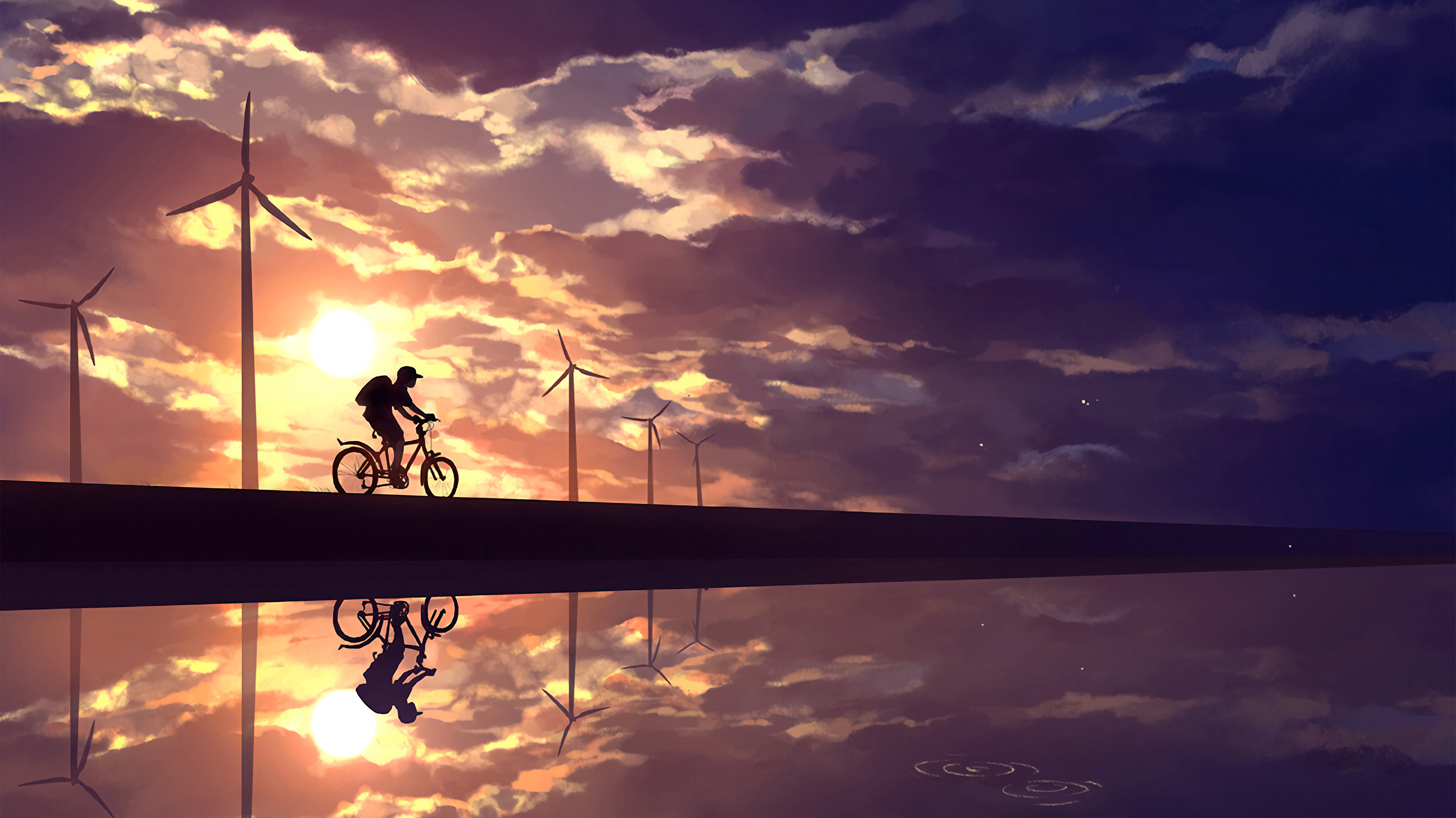 Фото бесплатно велосипед, художник, произведение искусства