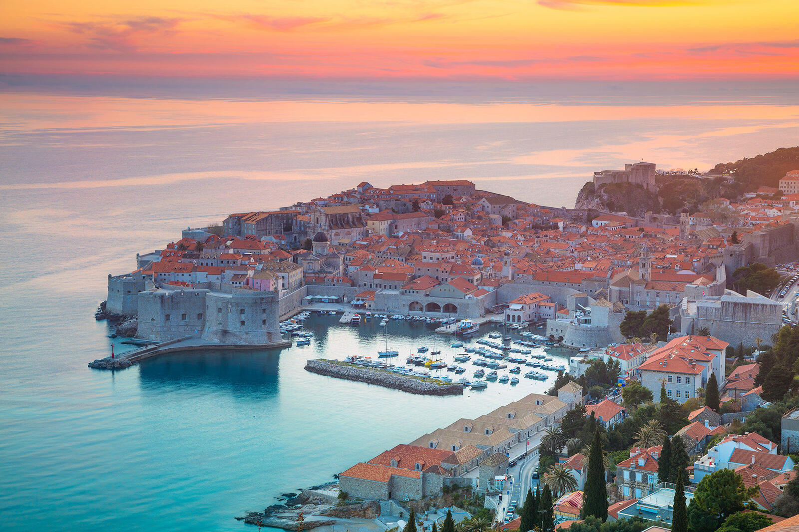 Wallpapers landscapes morning Croatia on the desktop