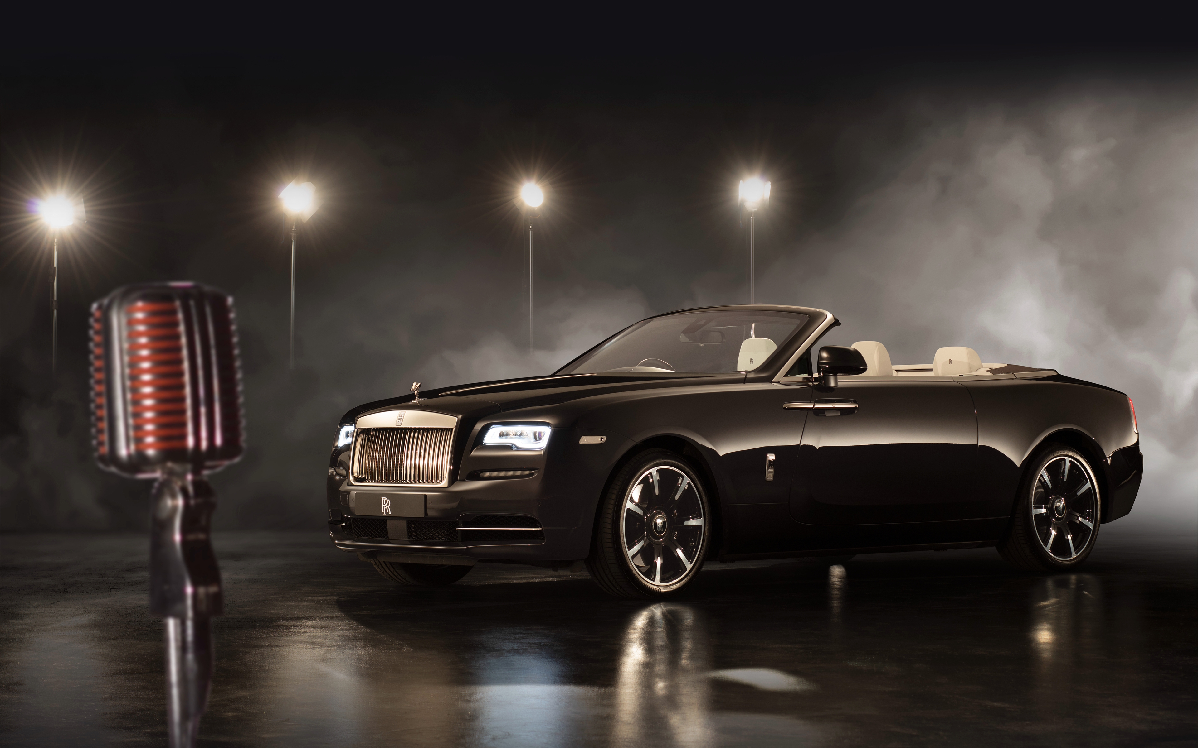 Photo free Rolls Royce Dawn, luxury cars, side view