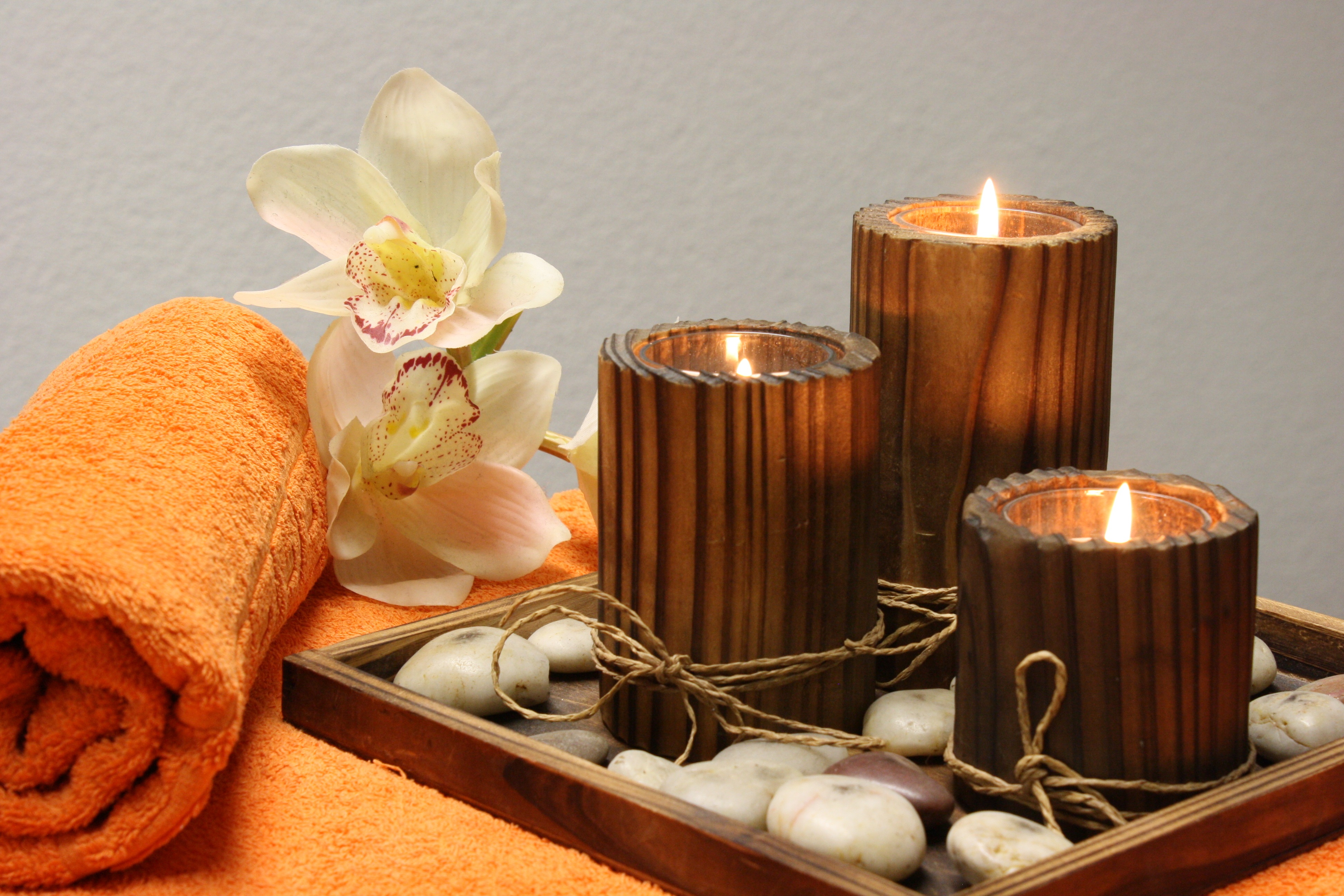 Wallpapers candles free images towel on the desktop