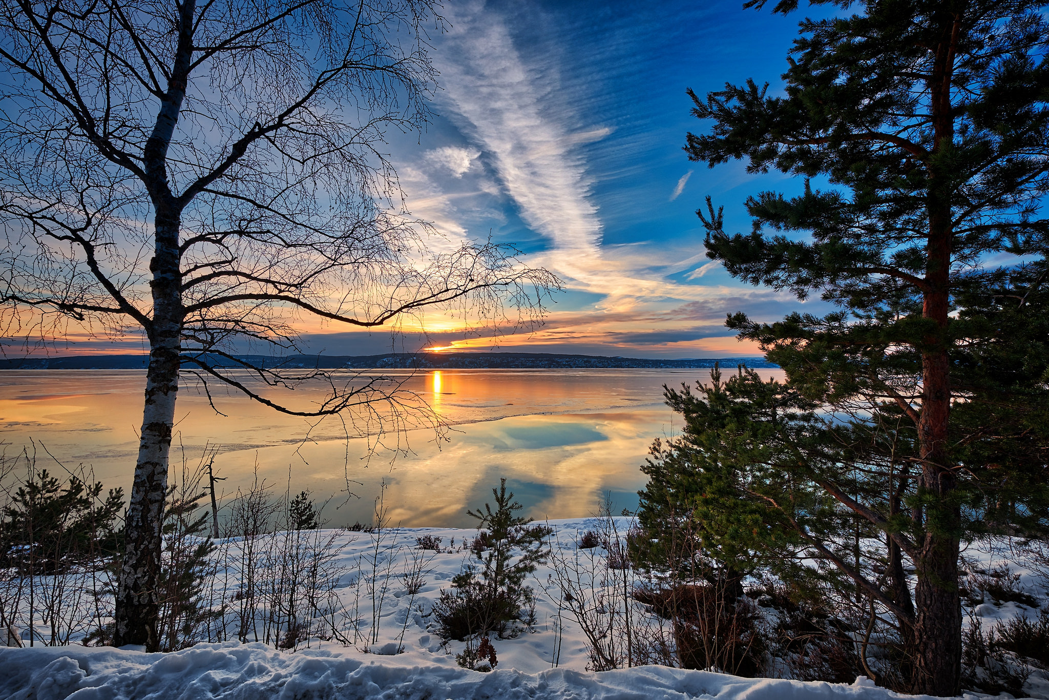 Минское море зимой