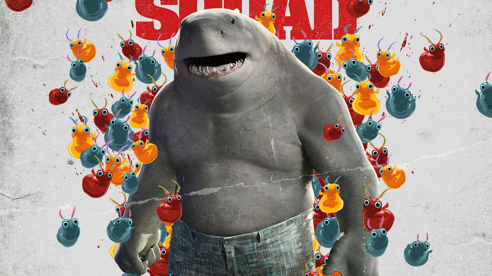 Wallpapers movies King Shark The Suicide Squad on the desktop
