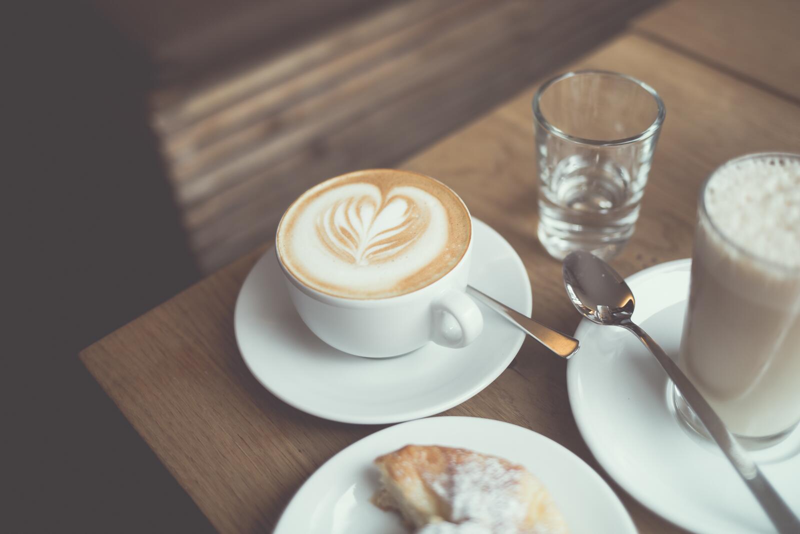桌面上的壁纸饮品 咖啡 免费图片