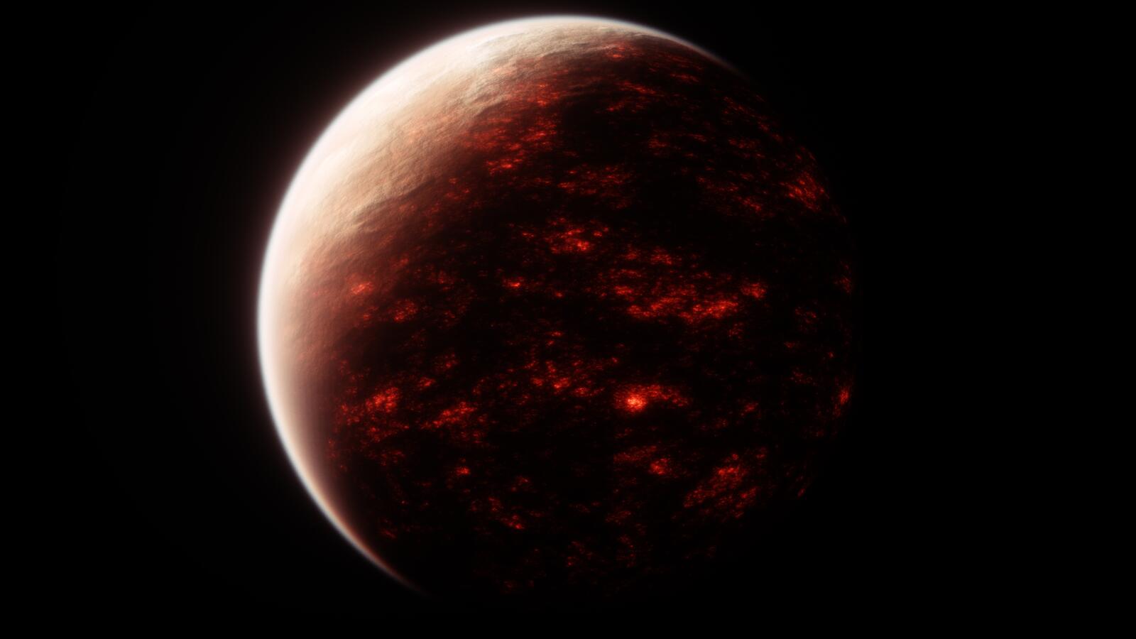 Wallpapers galaxy the universe wallpaper red planet on the desktop