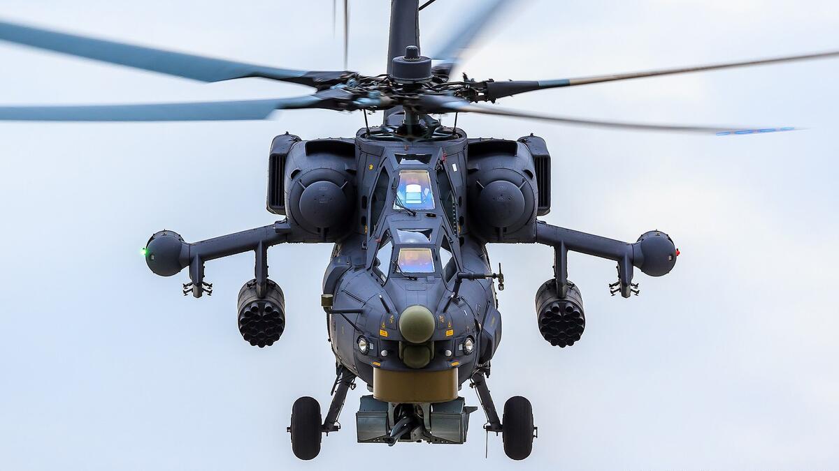 Military Berkut helicopter