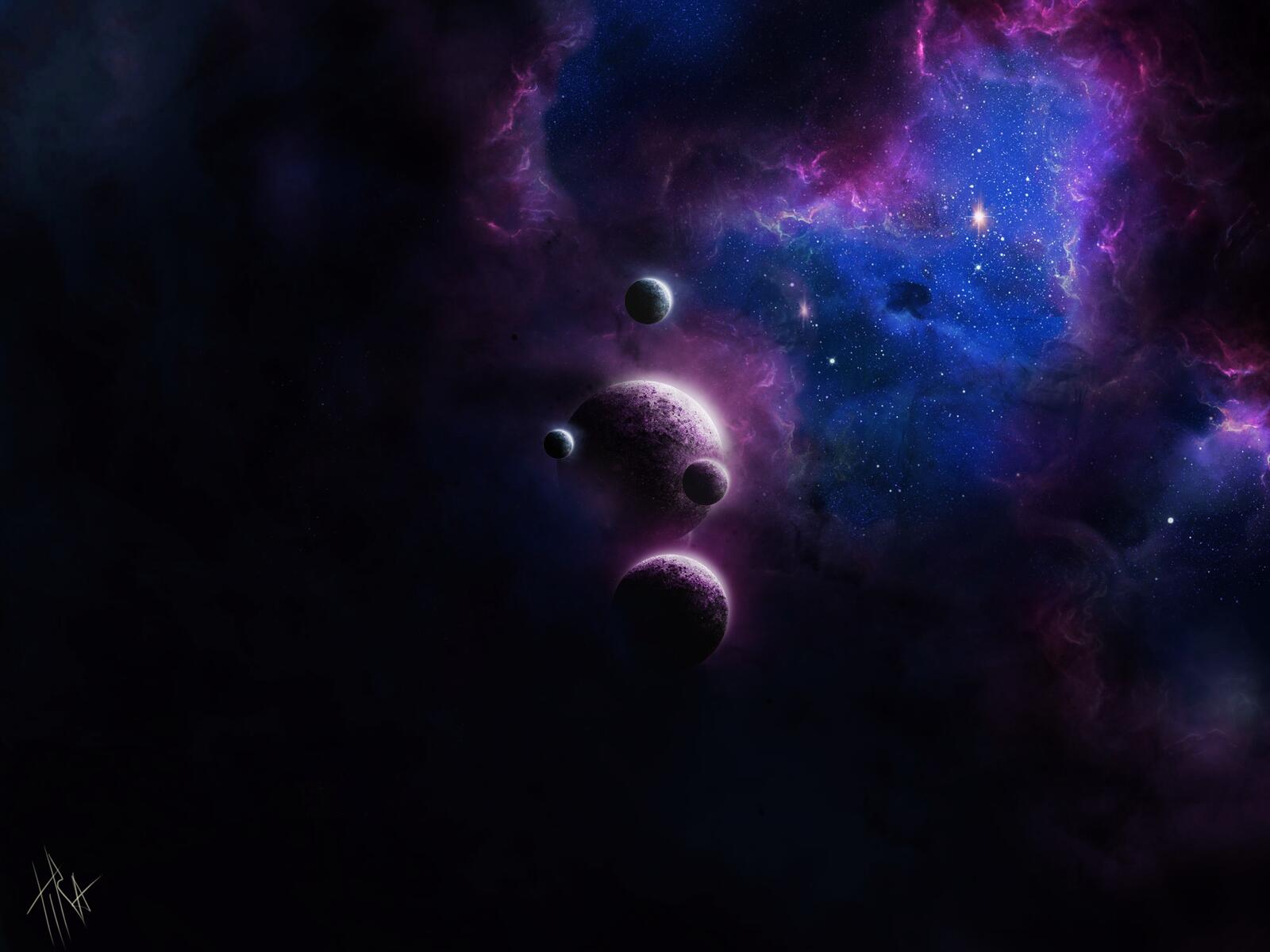 Wallpapers science fiction planets artwork on the desktop