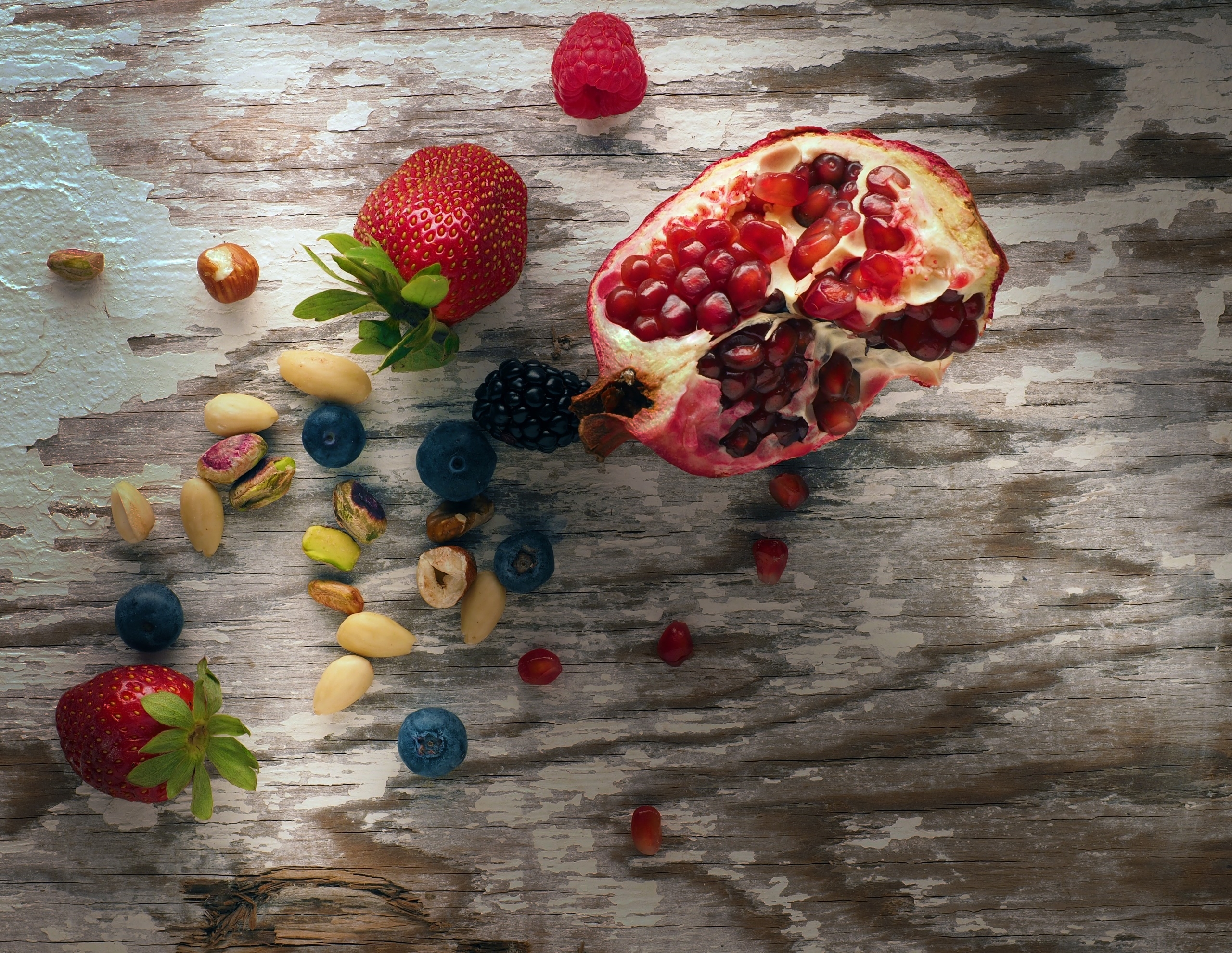 Фото ягоды фрукты обои гранат - бесплатные картинки на Fonwall