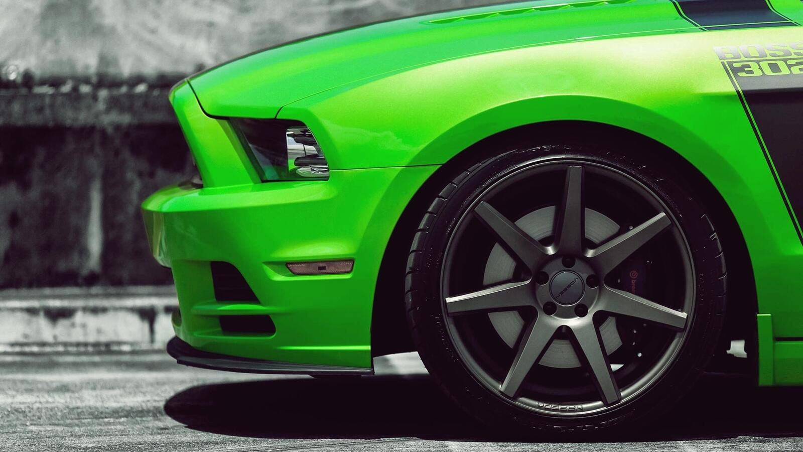 Wallpapers Ford Mustang luxury vehicle bumper on the desktop