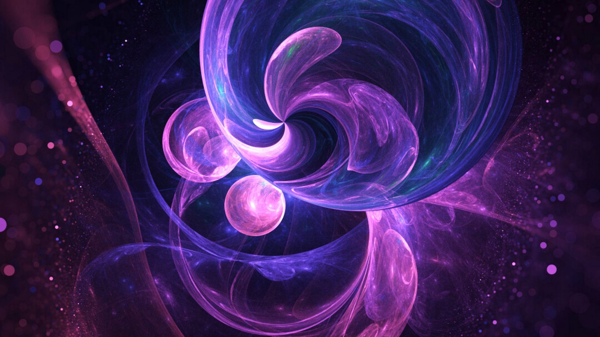 Бесплатное фото Фиолетовая светящаяся абстракция