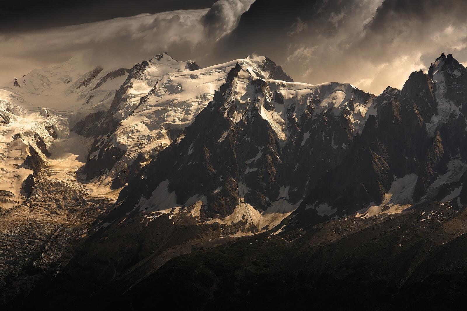 Обои Альпы гора эверест пейзаж на рабочий стол