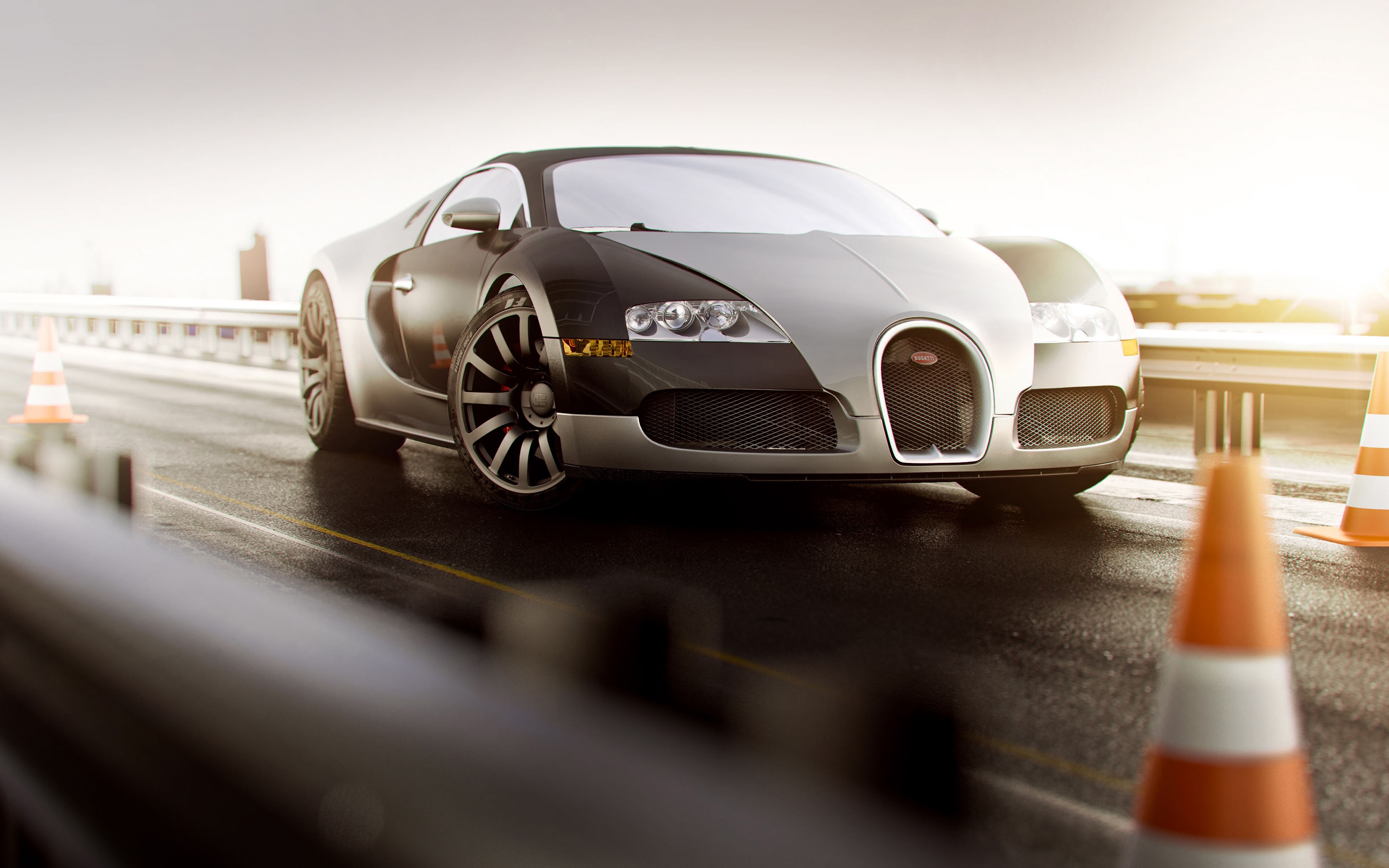 Wallpapers Bugatti front view supercar on the desktop