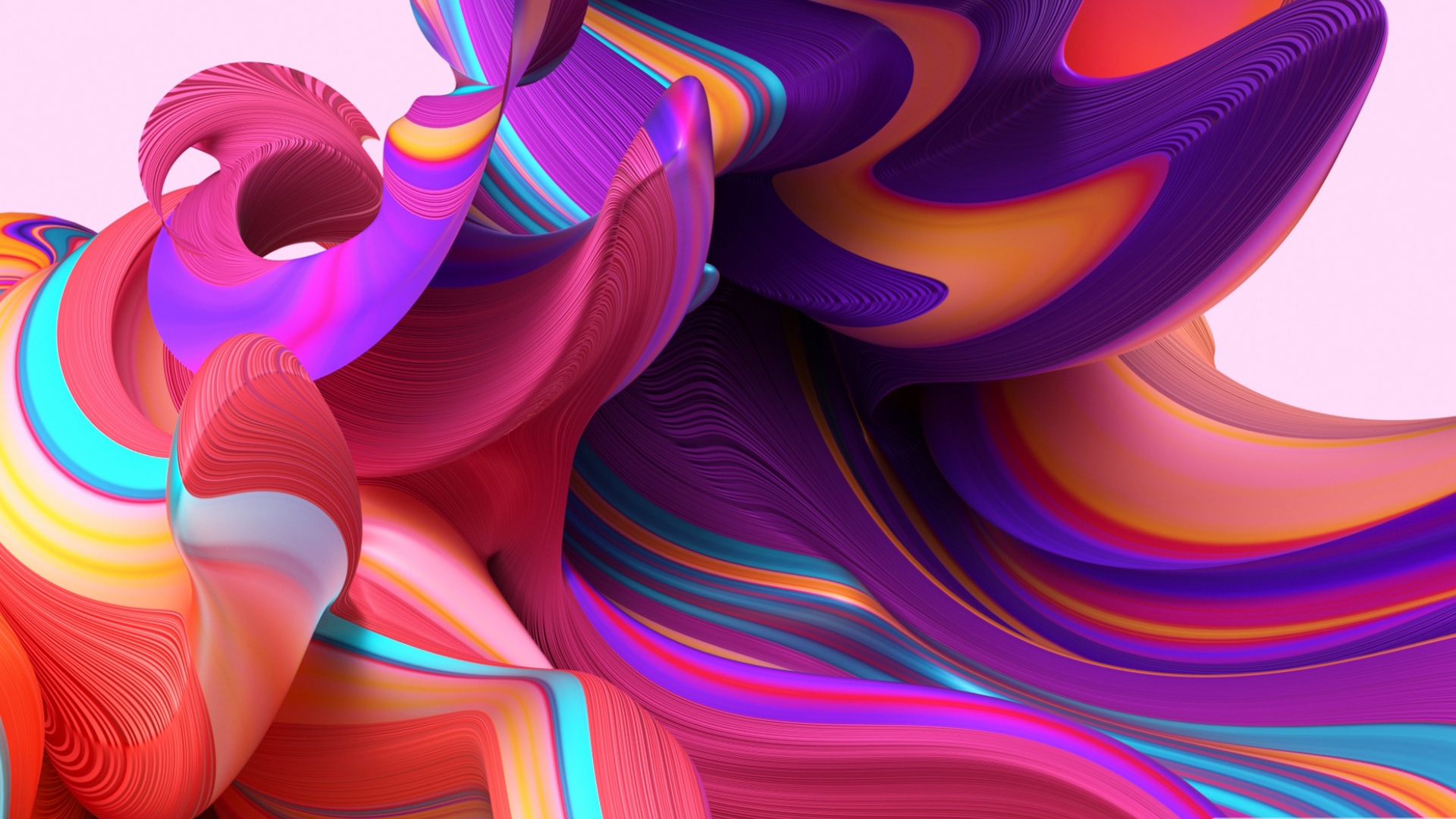 Wallpapers spiral abstraction wallpaper pastel colors on the desktop