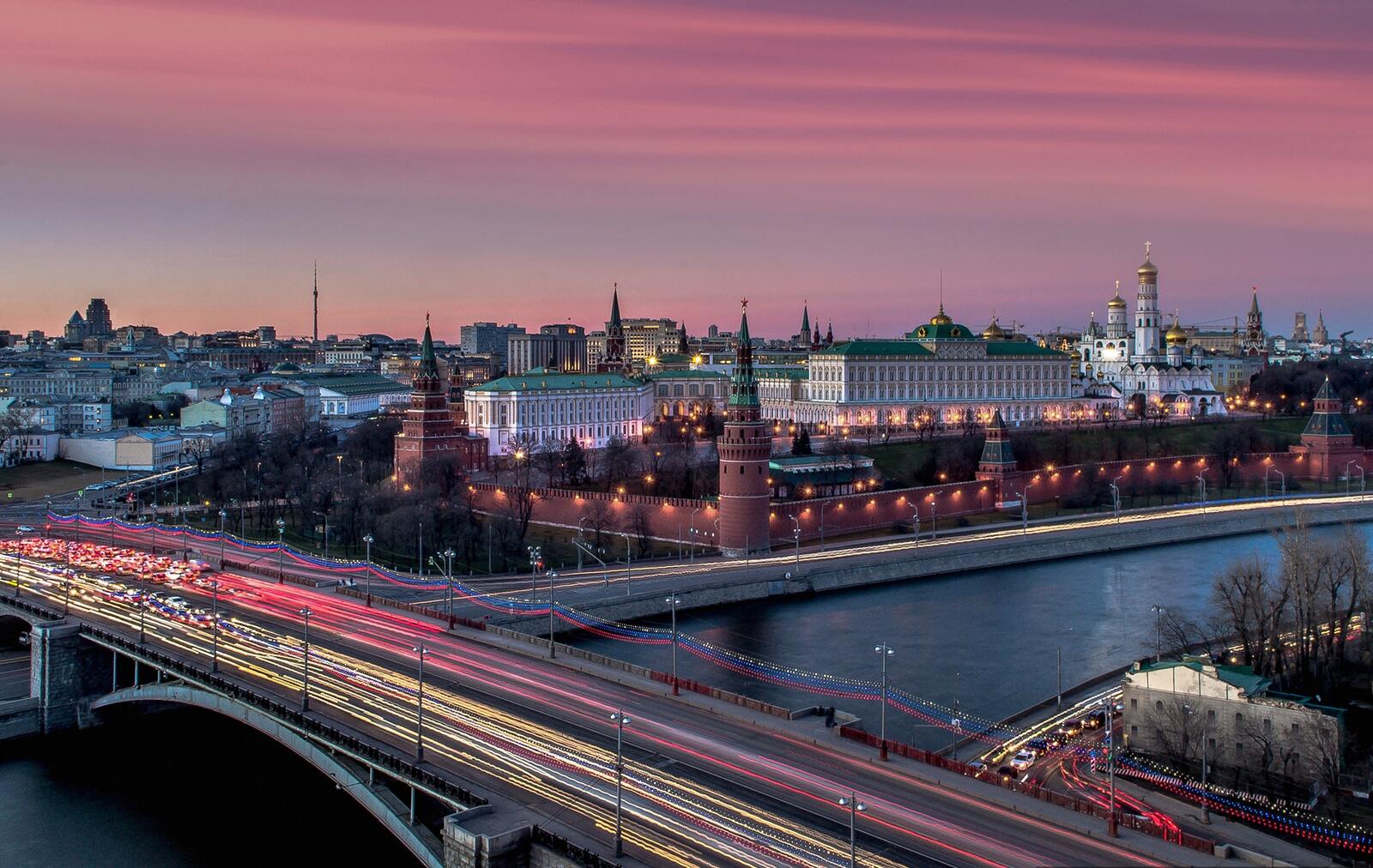 Обои город Russia мост на рабочий стол