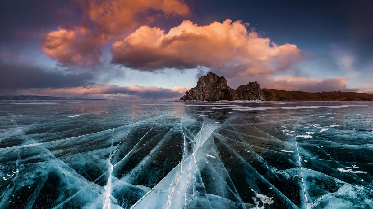 Ice on Baikal