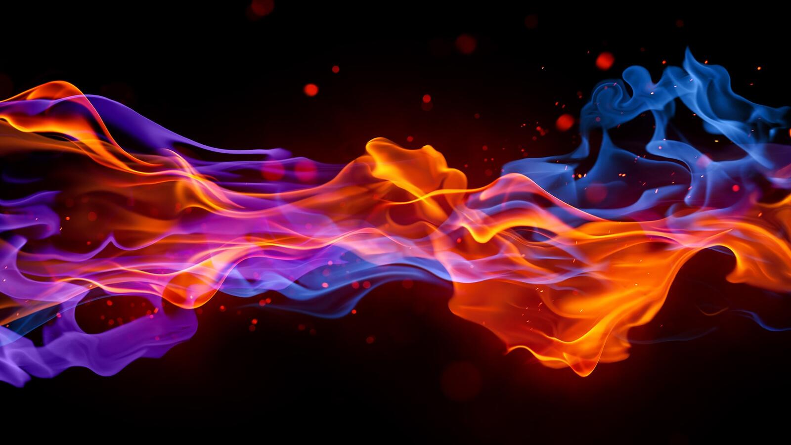 Free photo Abstract flame