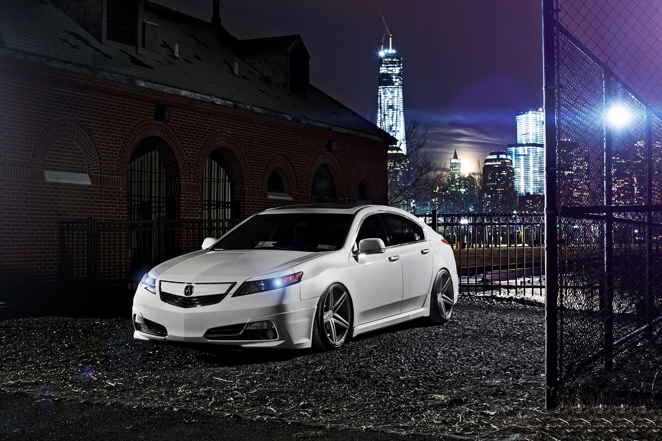 Wallpapers Acura style night on the desktop