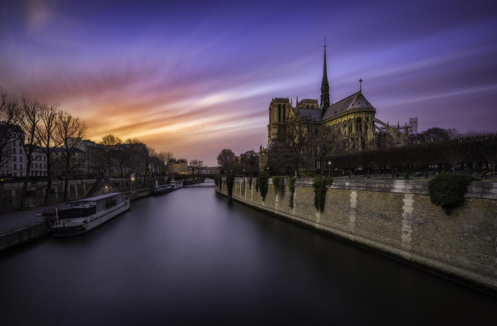 Wallpapers quack France Notre Dame on the desktop
