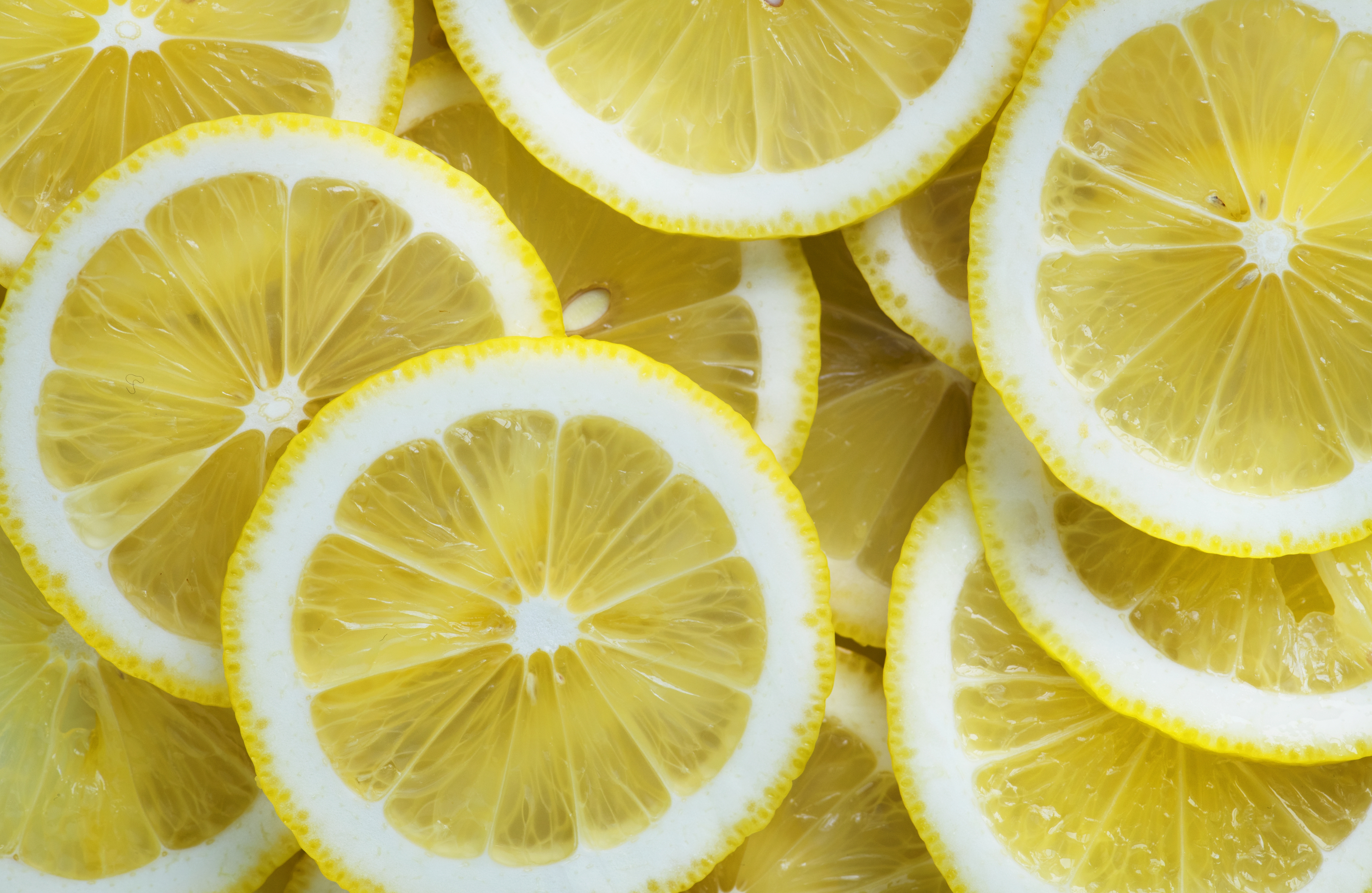 Обои обои нарезанный лимон близко еда на рабочий стол