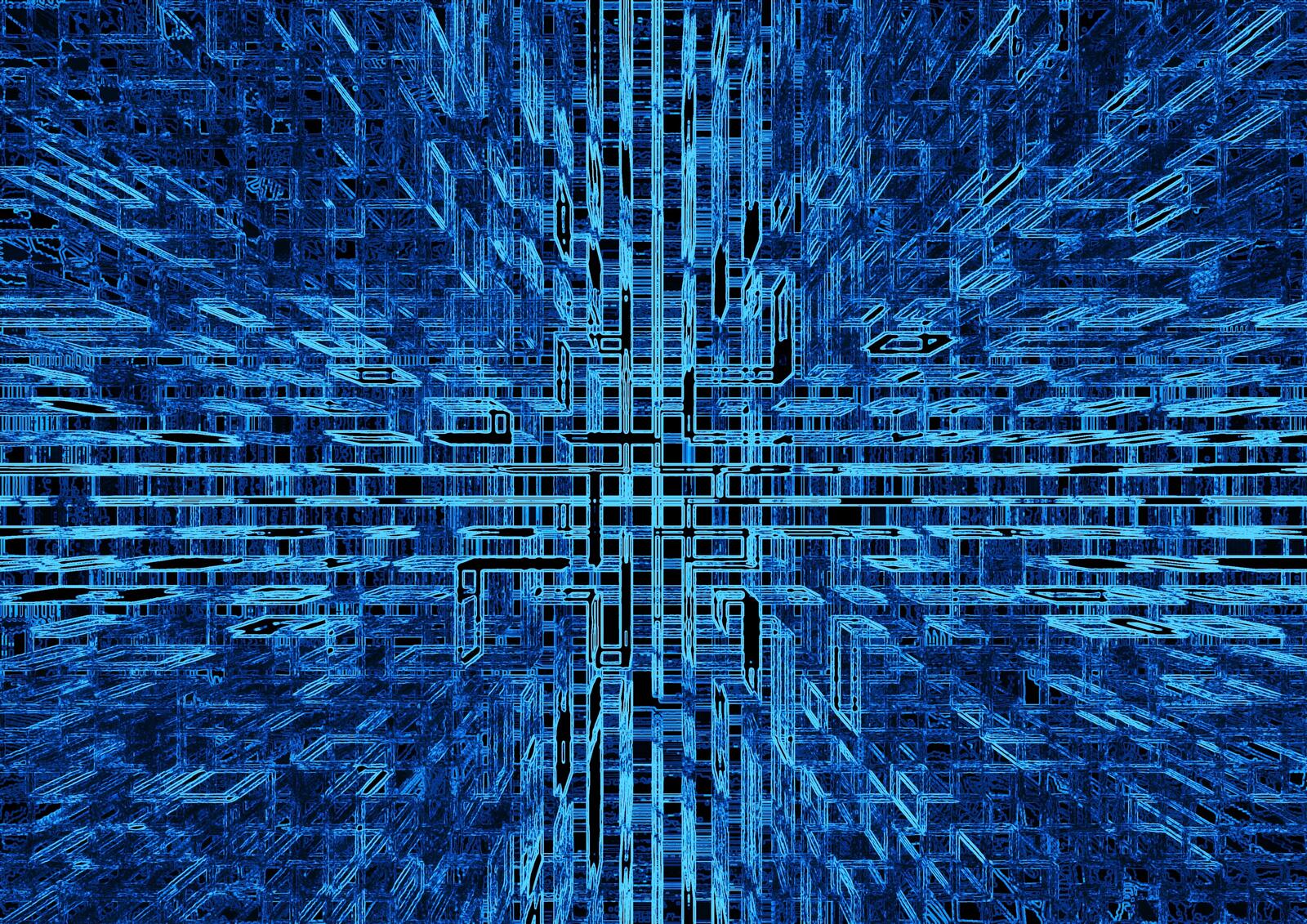 Wallpapers lines blue textures on the desktop