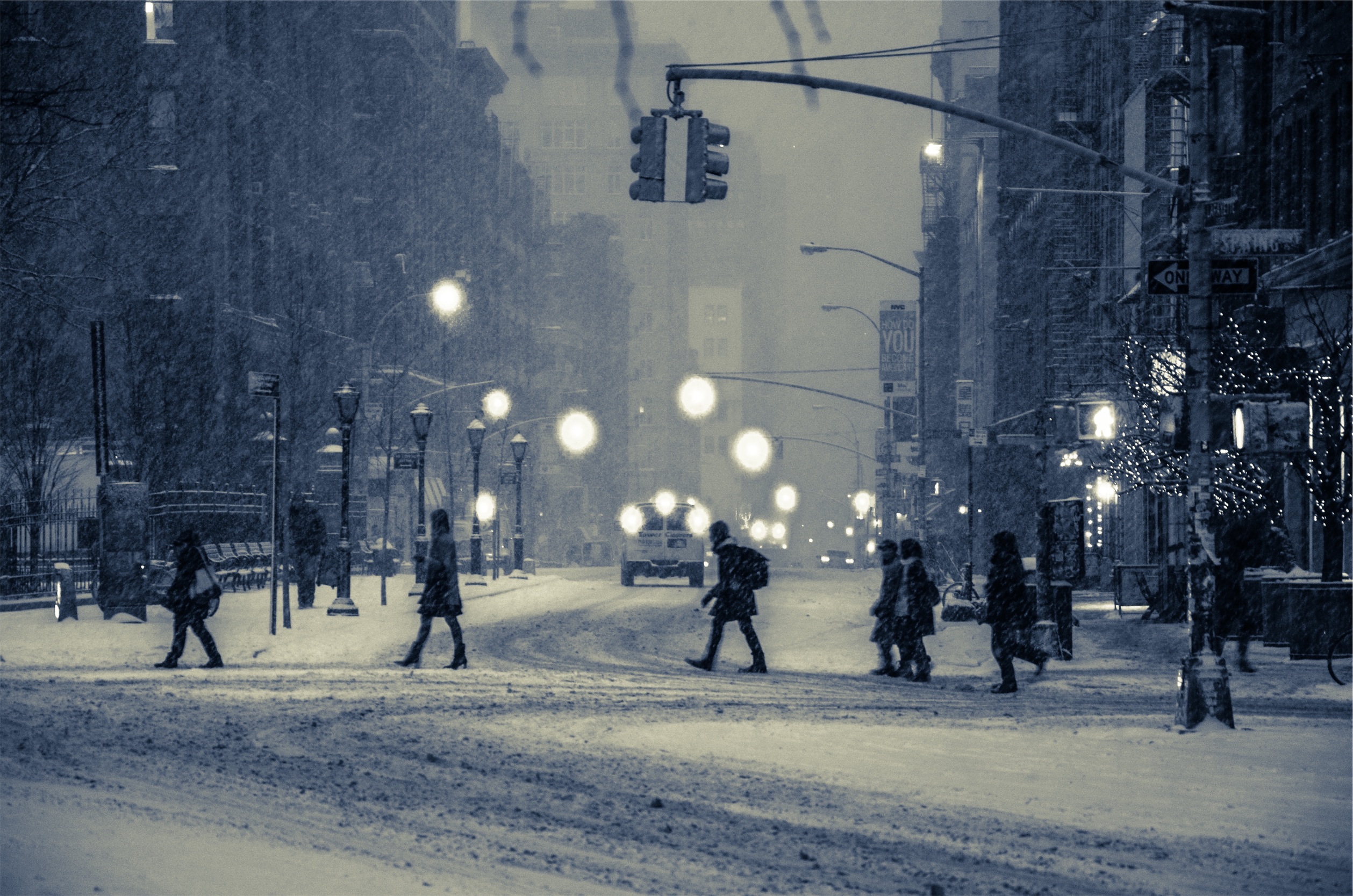Фото бесплатно снег, зима, люди