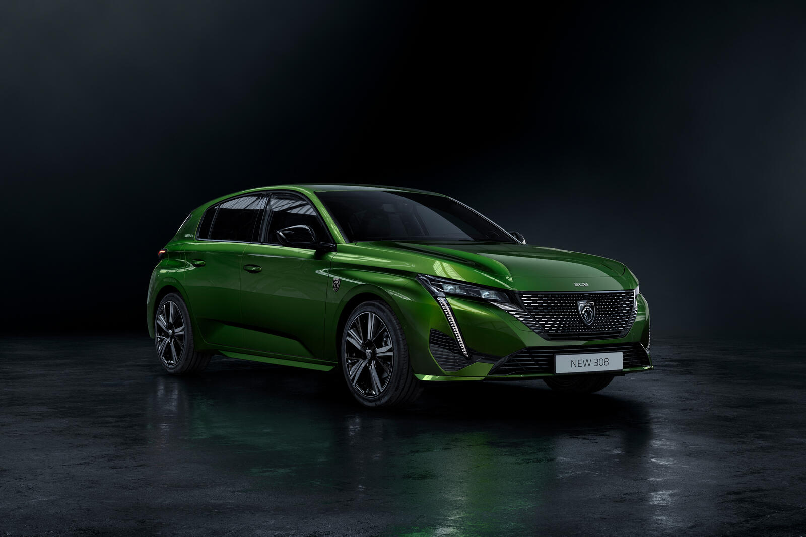 Wallpapers automobile Peugeot green on the desktop