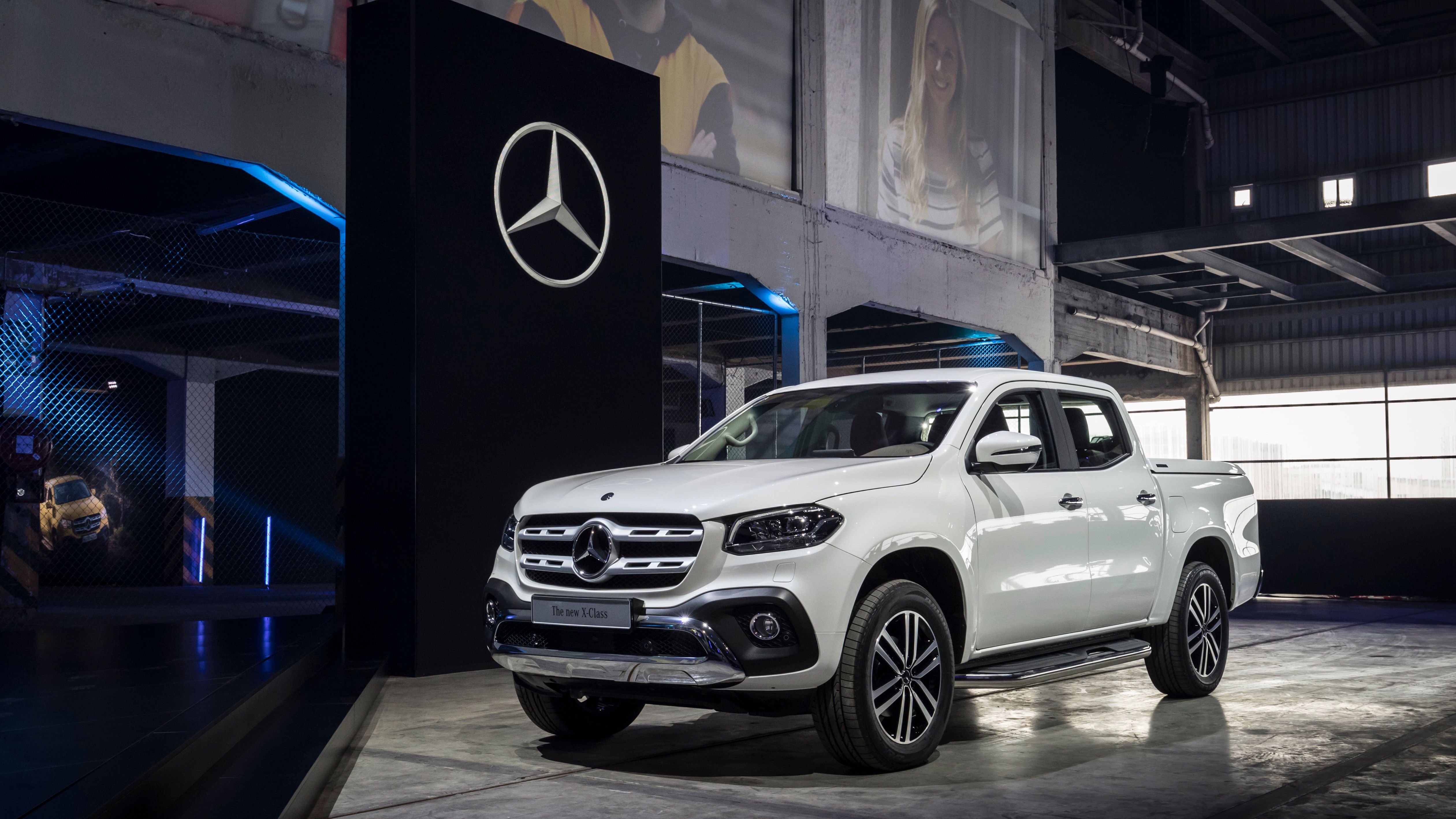 Wallpapers Mercedes-Benz X-class a pickup a new SUV on the desktop