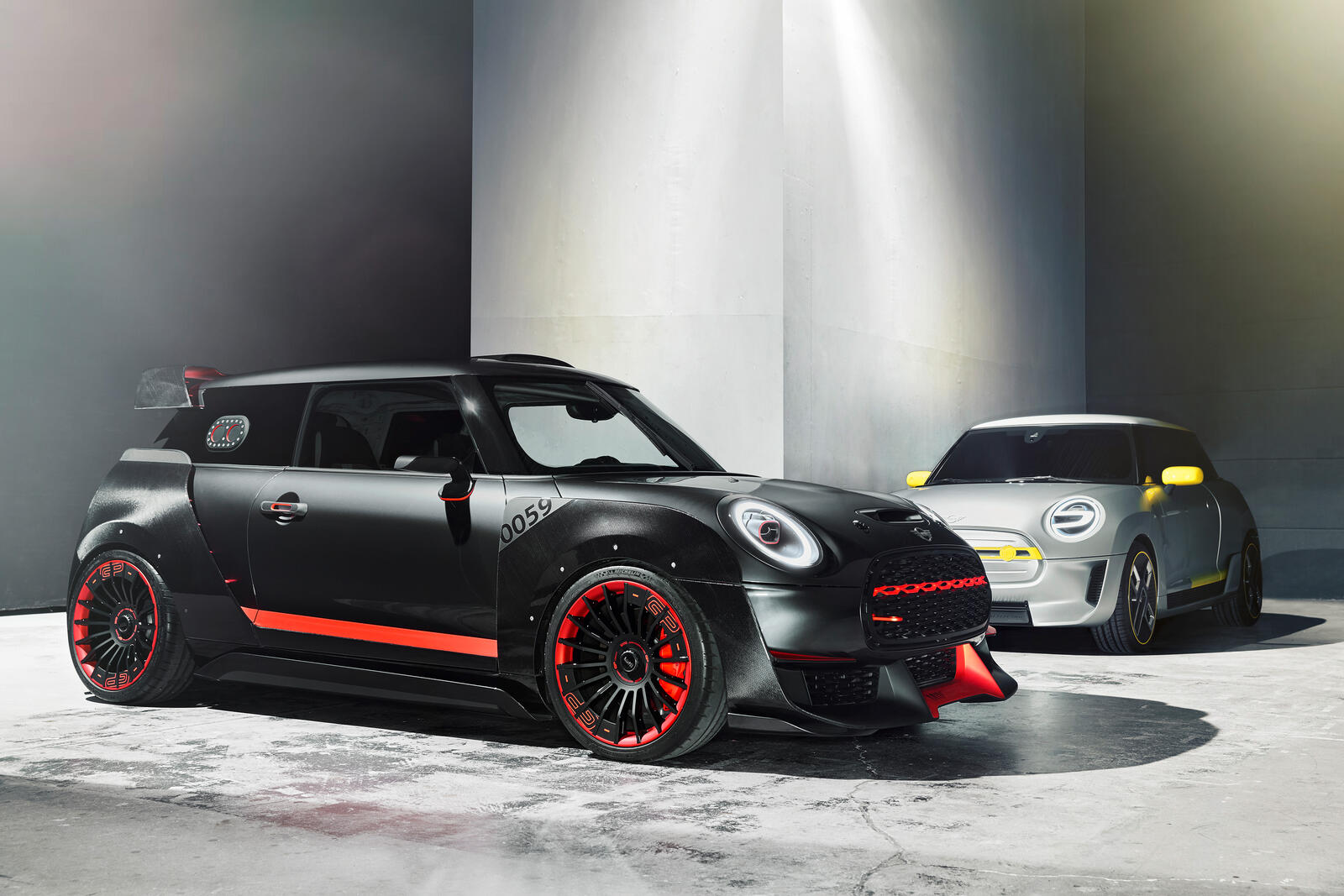 Wallpapers Mini Cooper cars two cars on the desktop