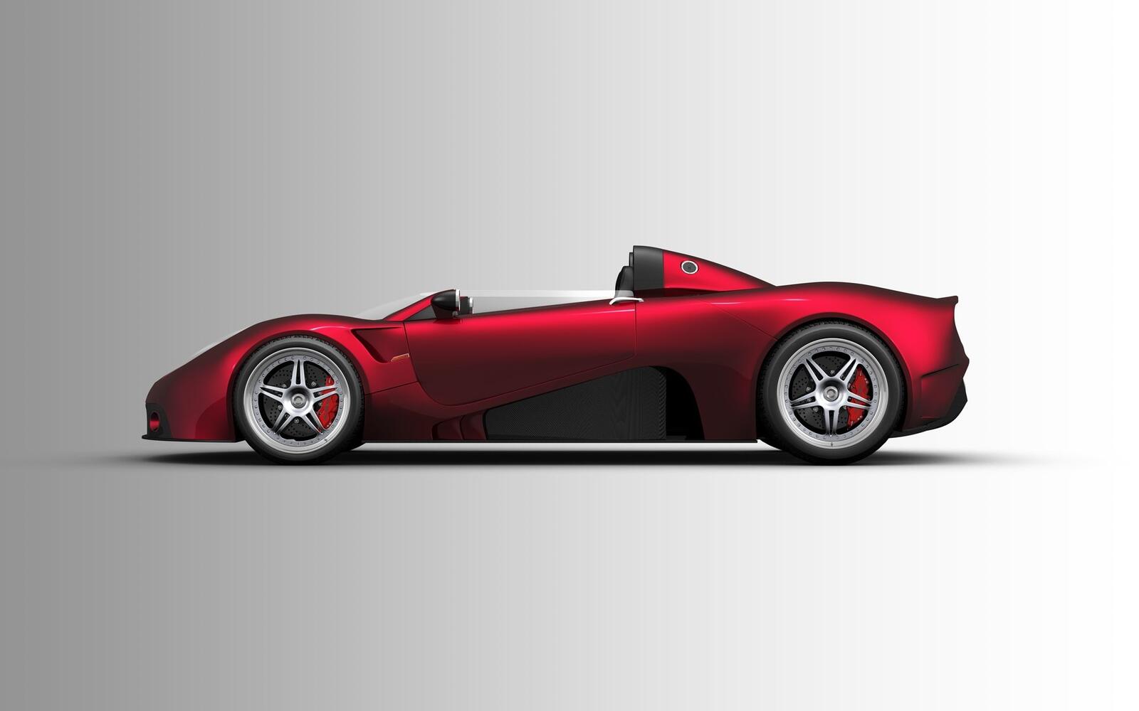 Wallpapers car red sports car on the desktop