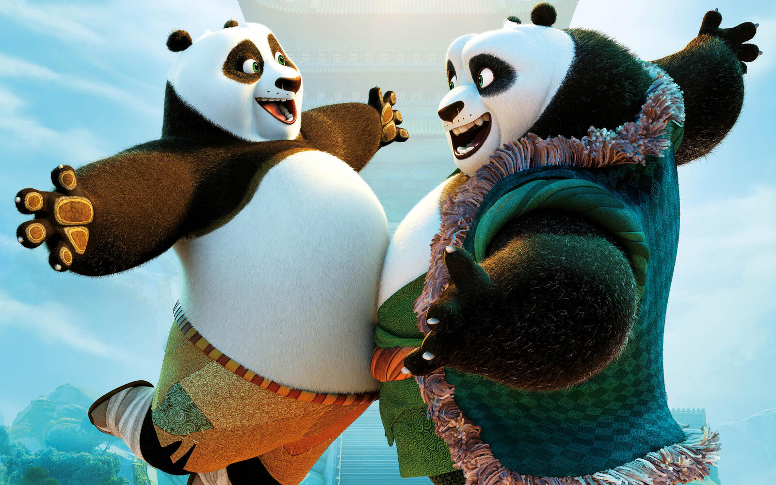 Обои кунг-фу-панда фильмы анимационные фильмы на рабочий стол