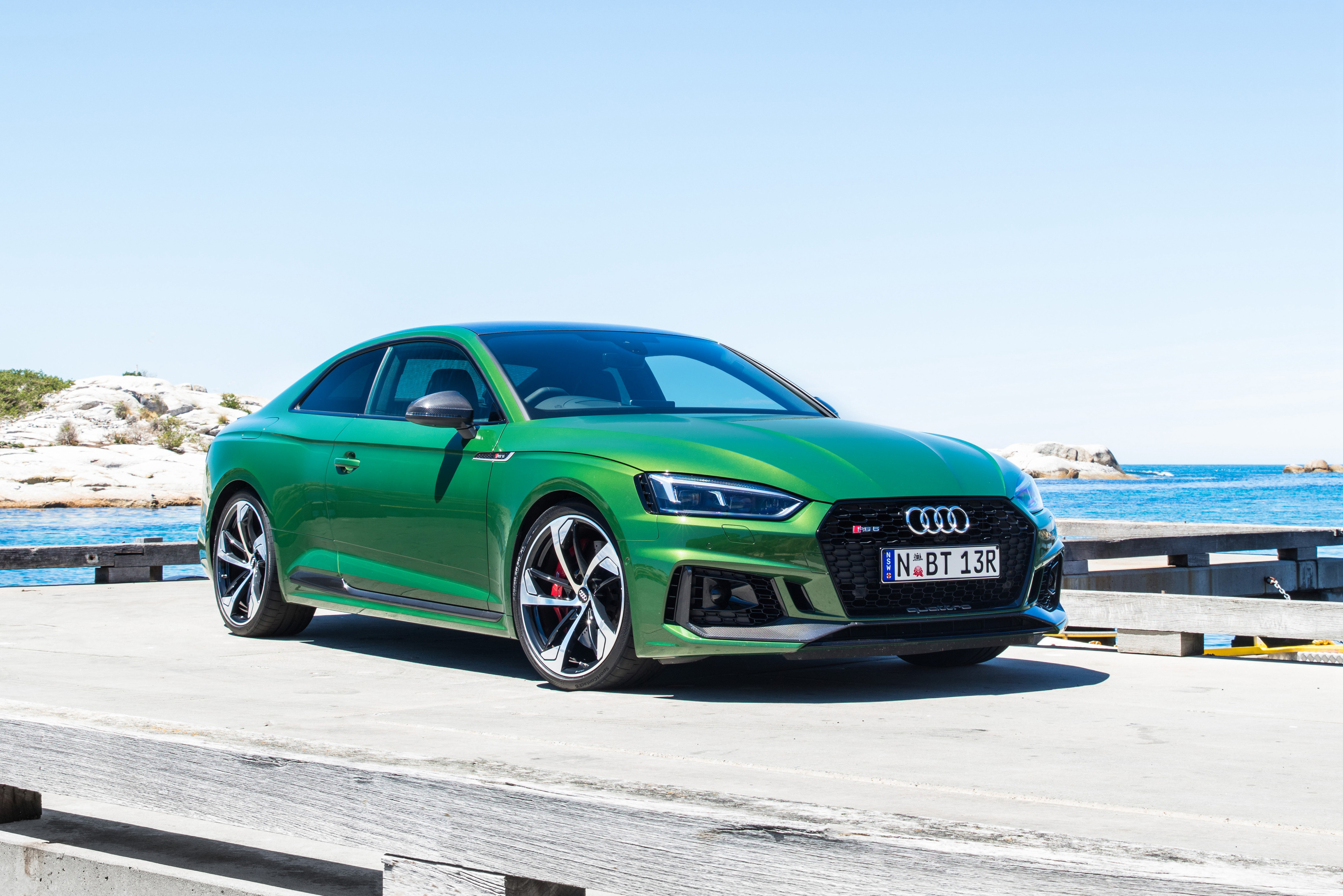 Фото бесплатно зеленая машина, автомобили, Audi