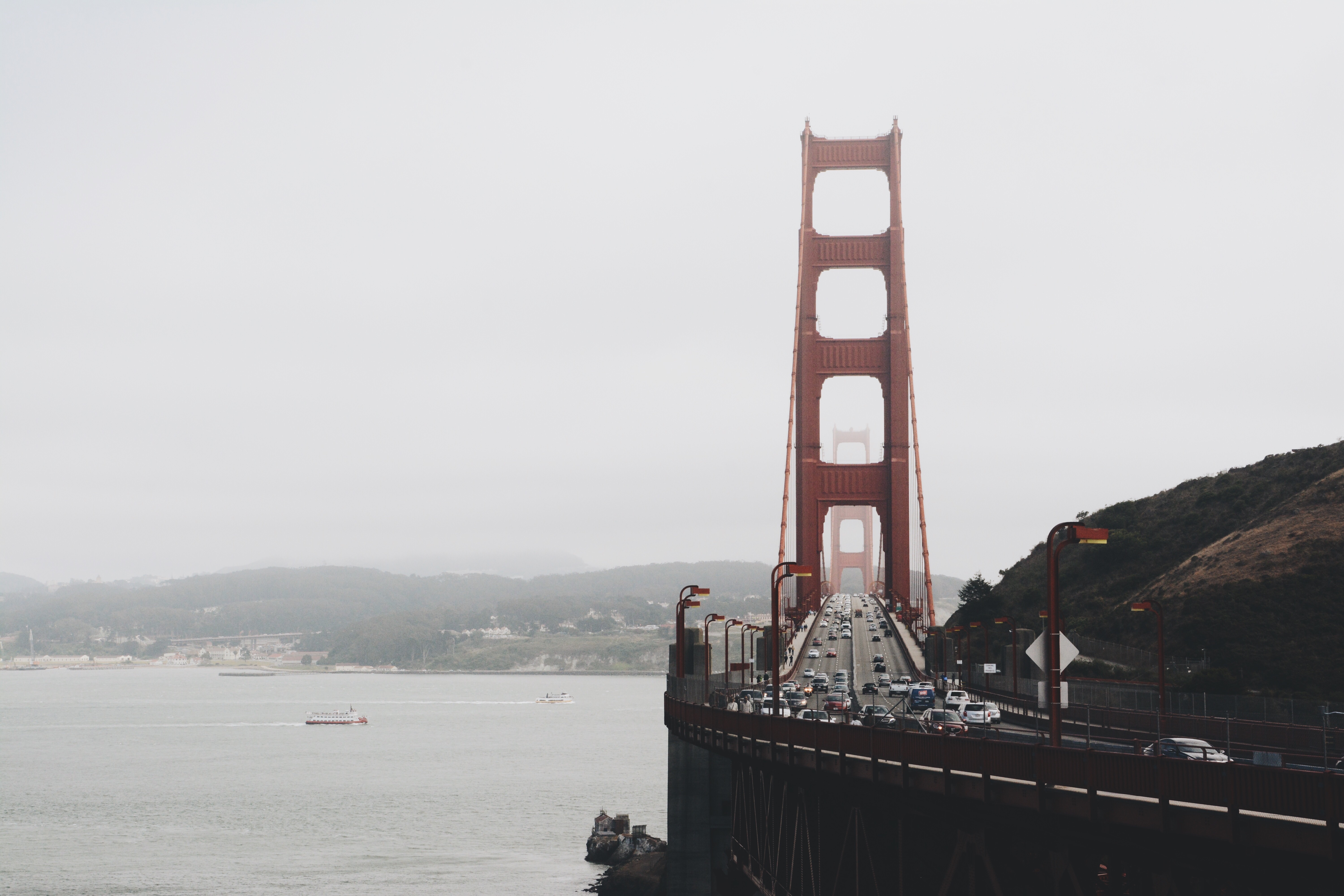 Photo free bridge, car, Golden Gate Bridge