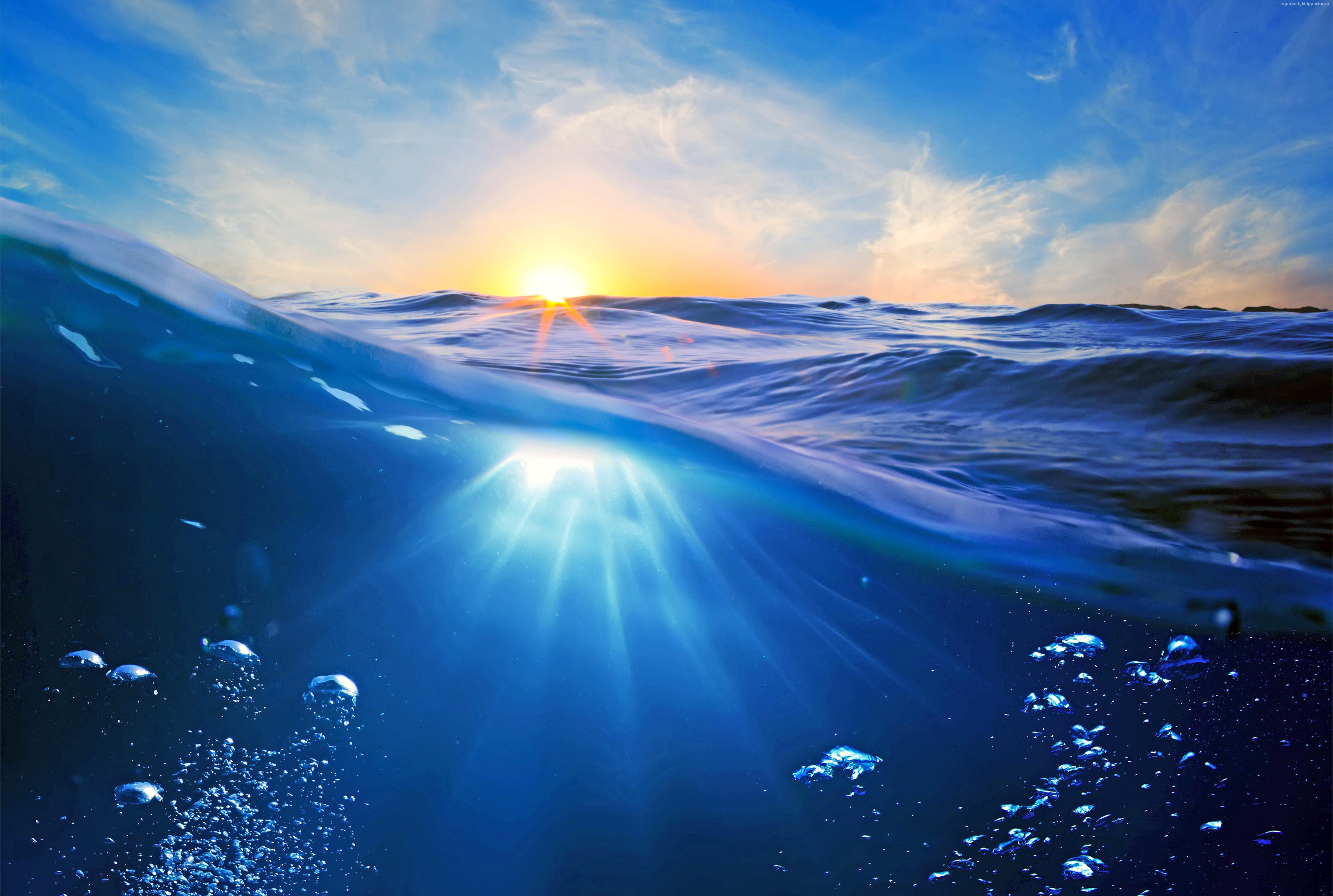 Wallpapers sea sun and water on the desktop