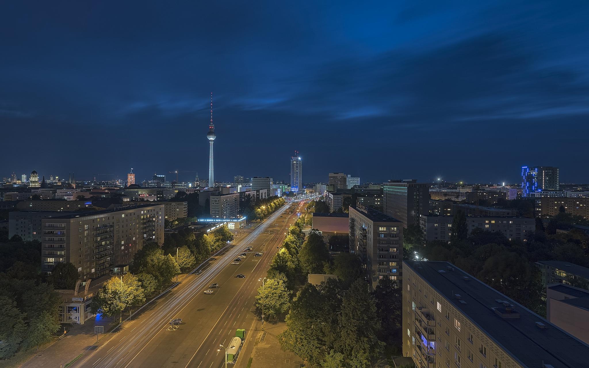 Обои Берлин архитектура дорога на рабочий стол